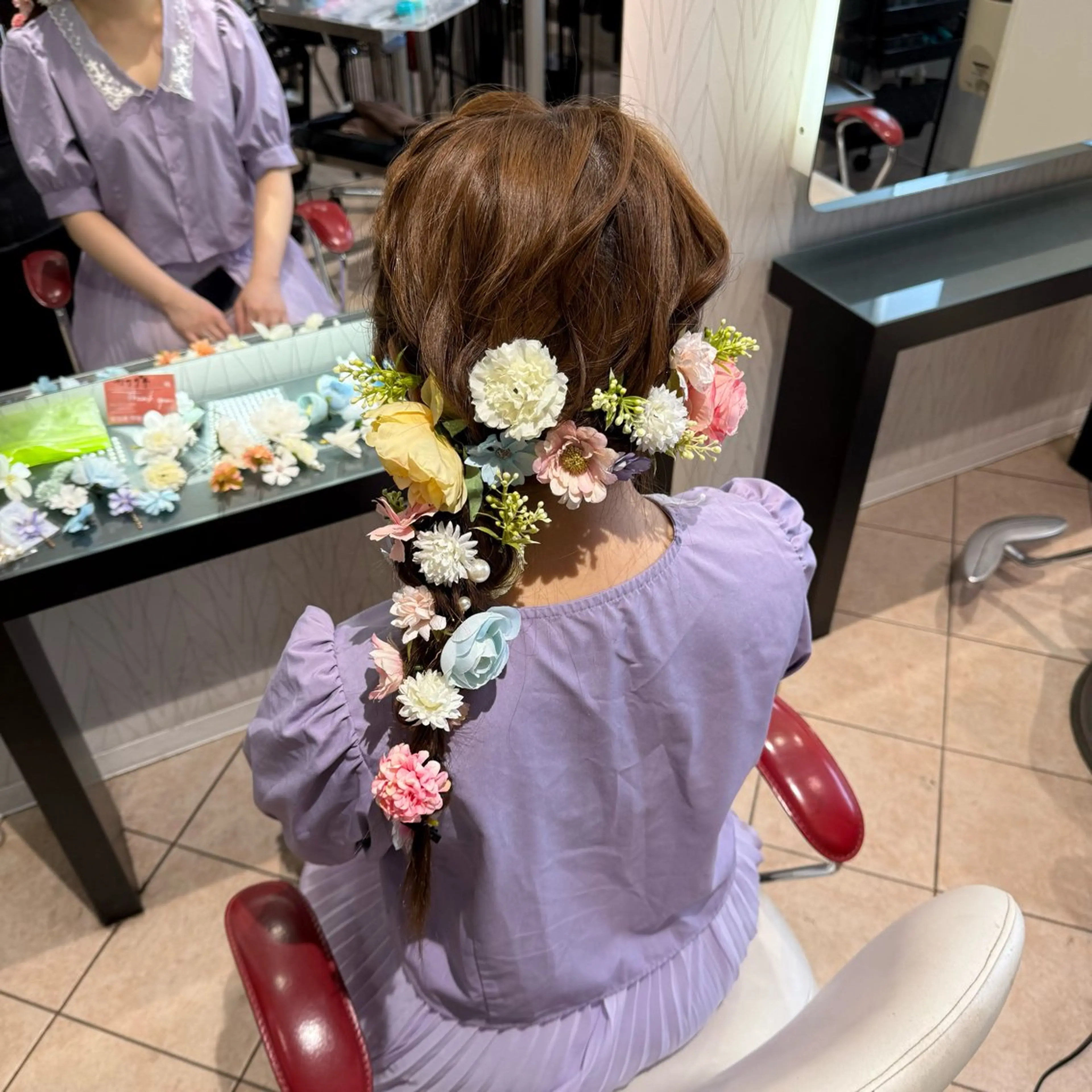 ロング 🎀ヘアアレンジ 🎀ななみのヘアスタイル