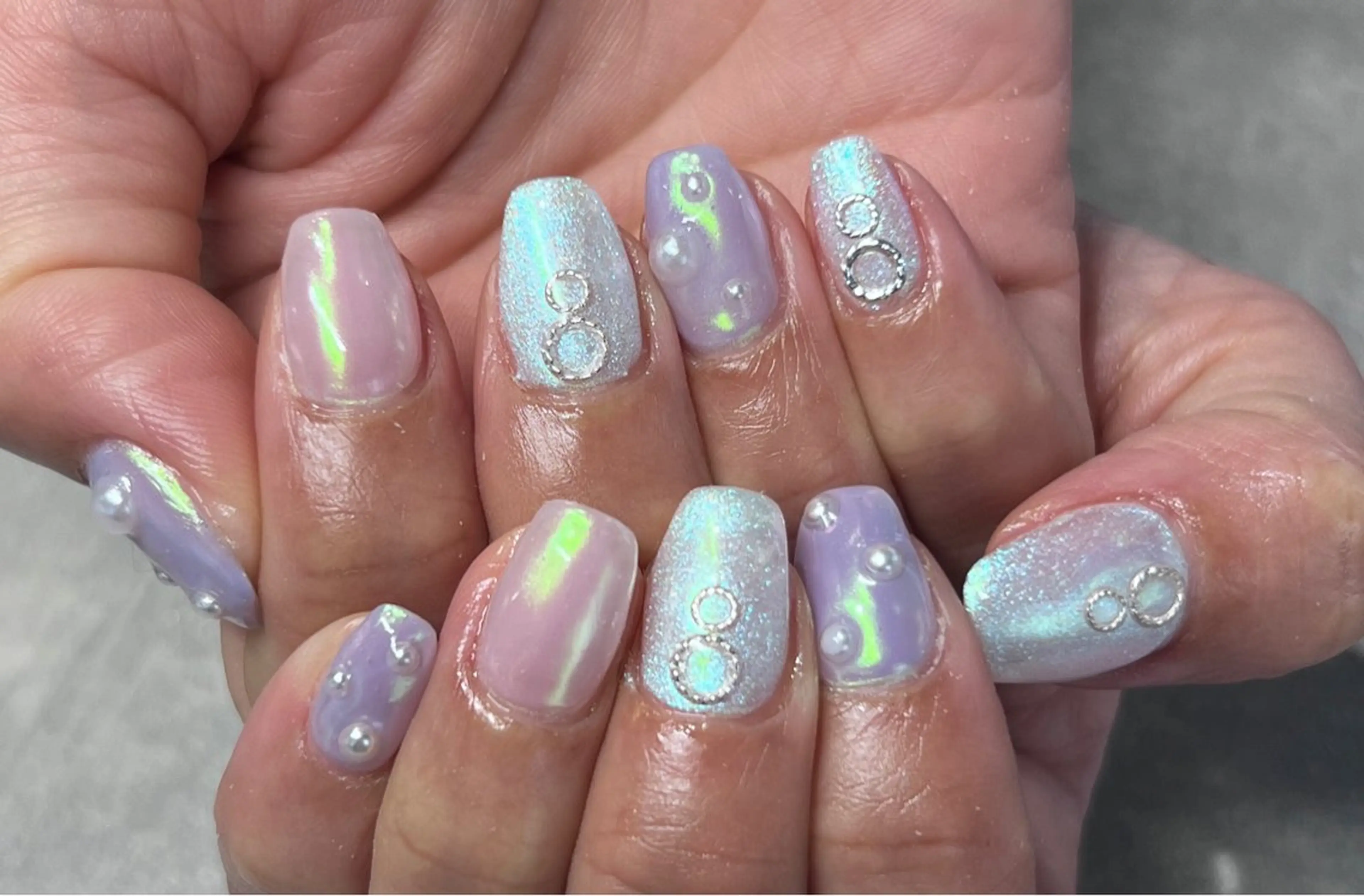 ネイル Miimo💅🏻 ほのか‪ ·͜·♡‬のネイルデザイン