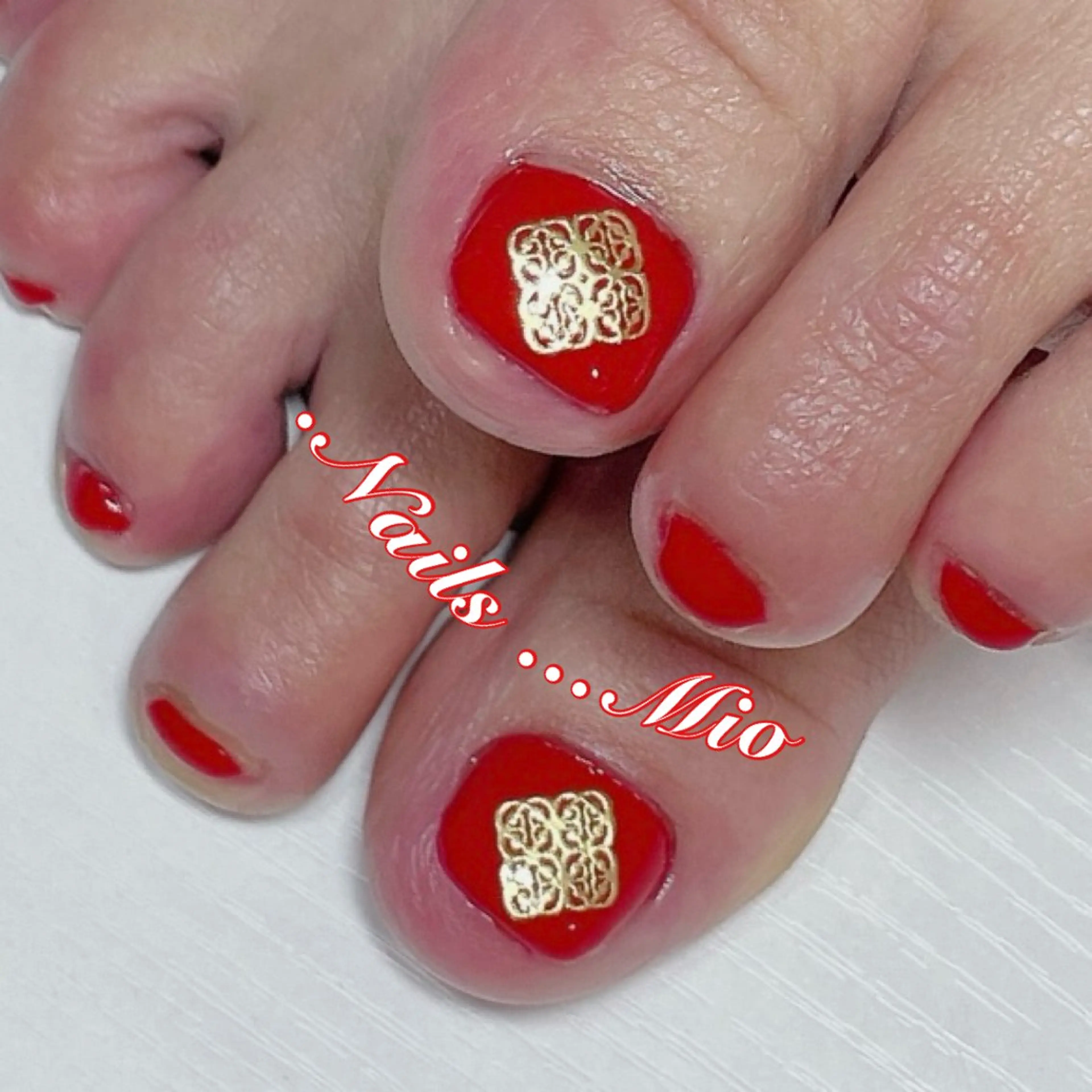 ネイル フットネイル ジェルネイル .Nails Mio 赤羽西ネイルサロンのネイルデザイン