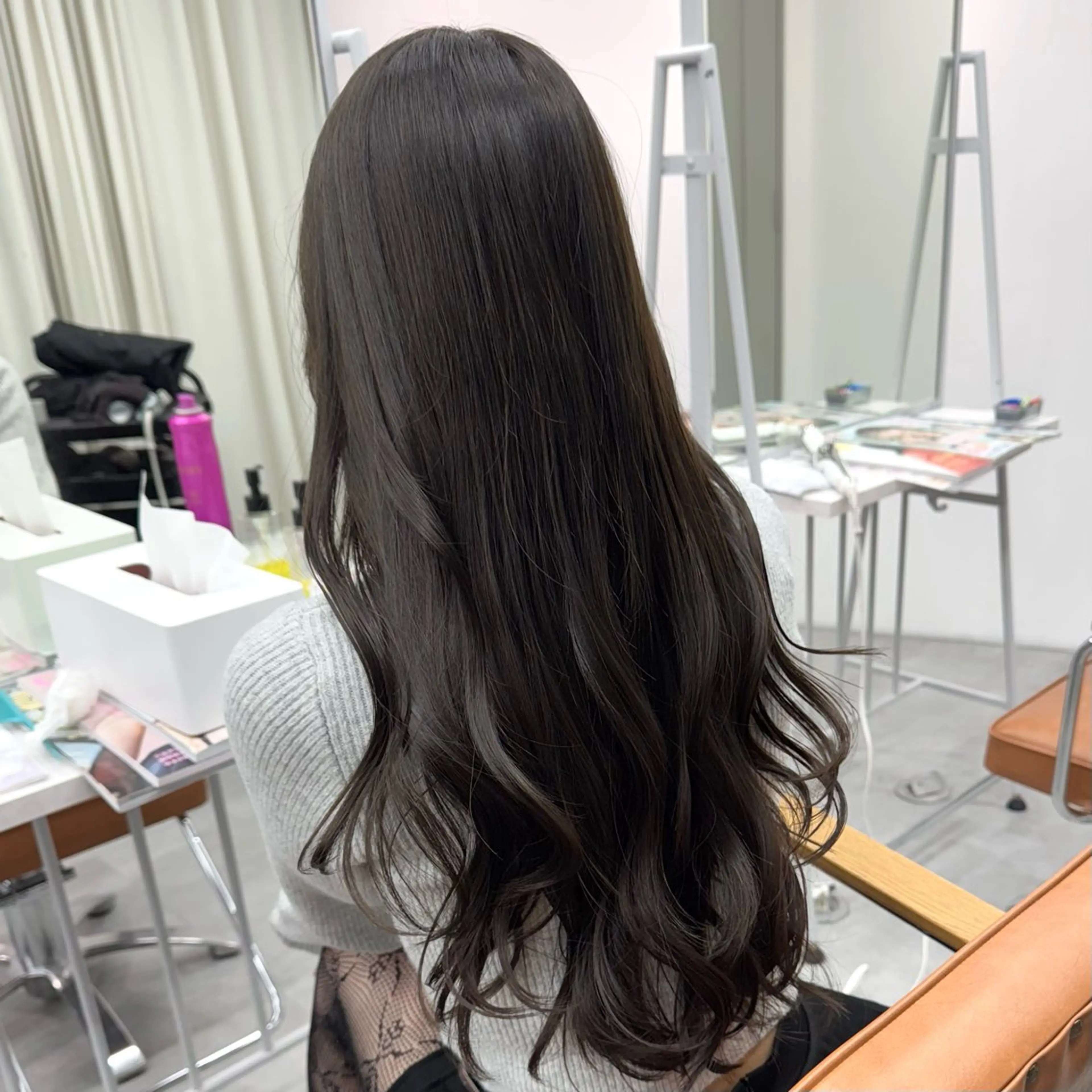 ロング カラー ヘアアレンジ ヘアカラー ブリーチなしカラー /新百合ヶ丘/安形翔のヘアスタイル