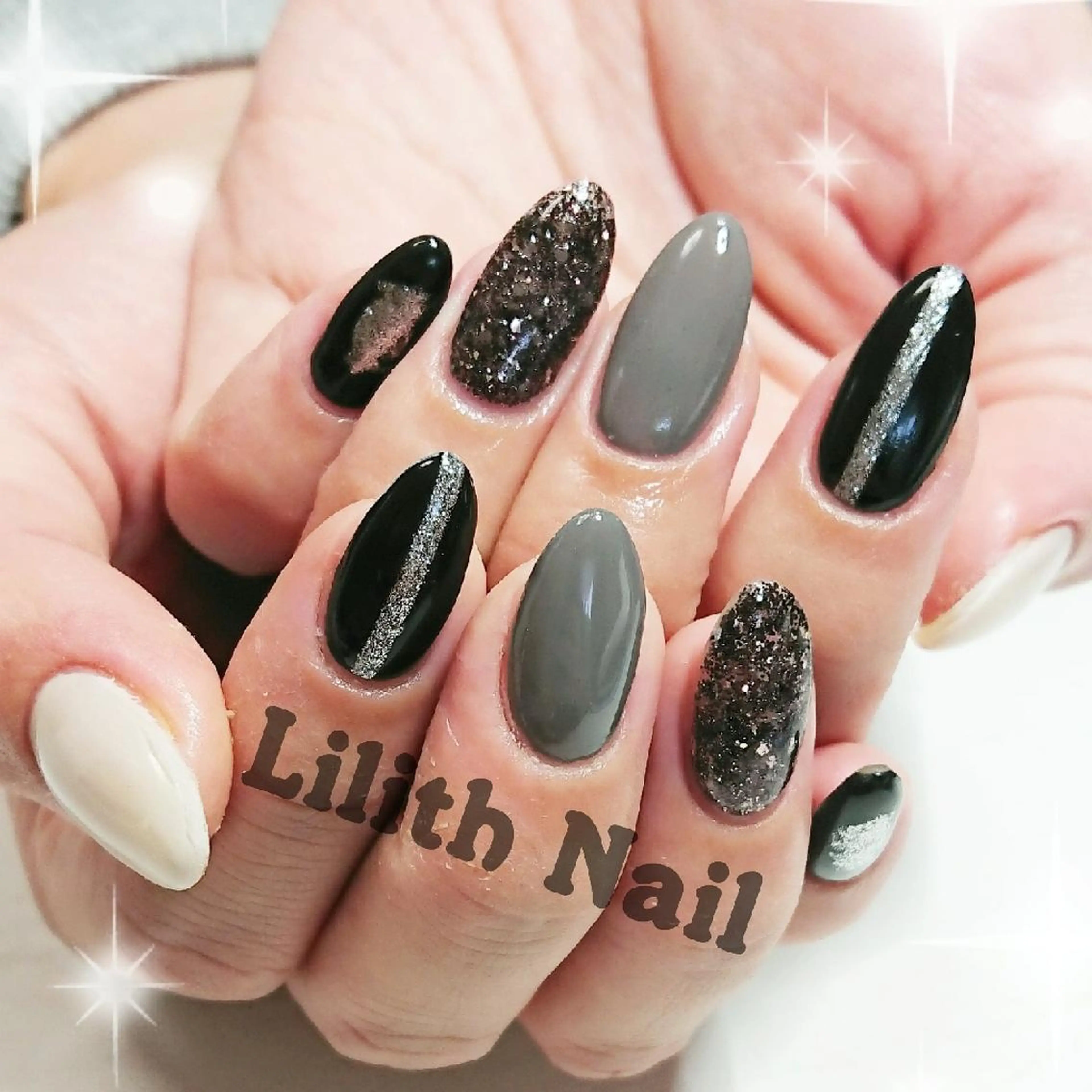 ネイル メンズネイル ハンドネイル Lilith Nailのネイルデザイン