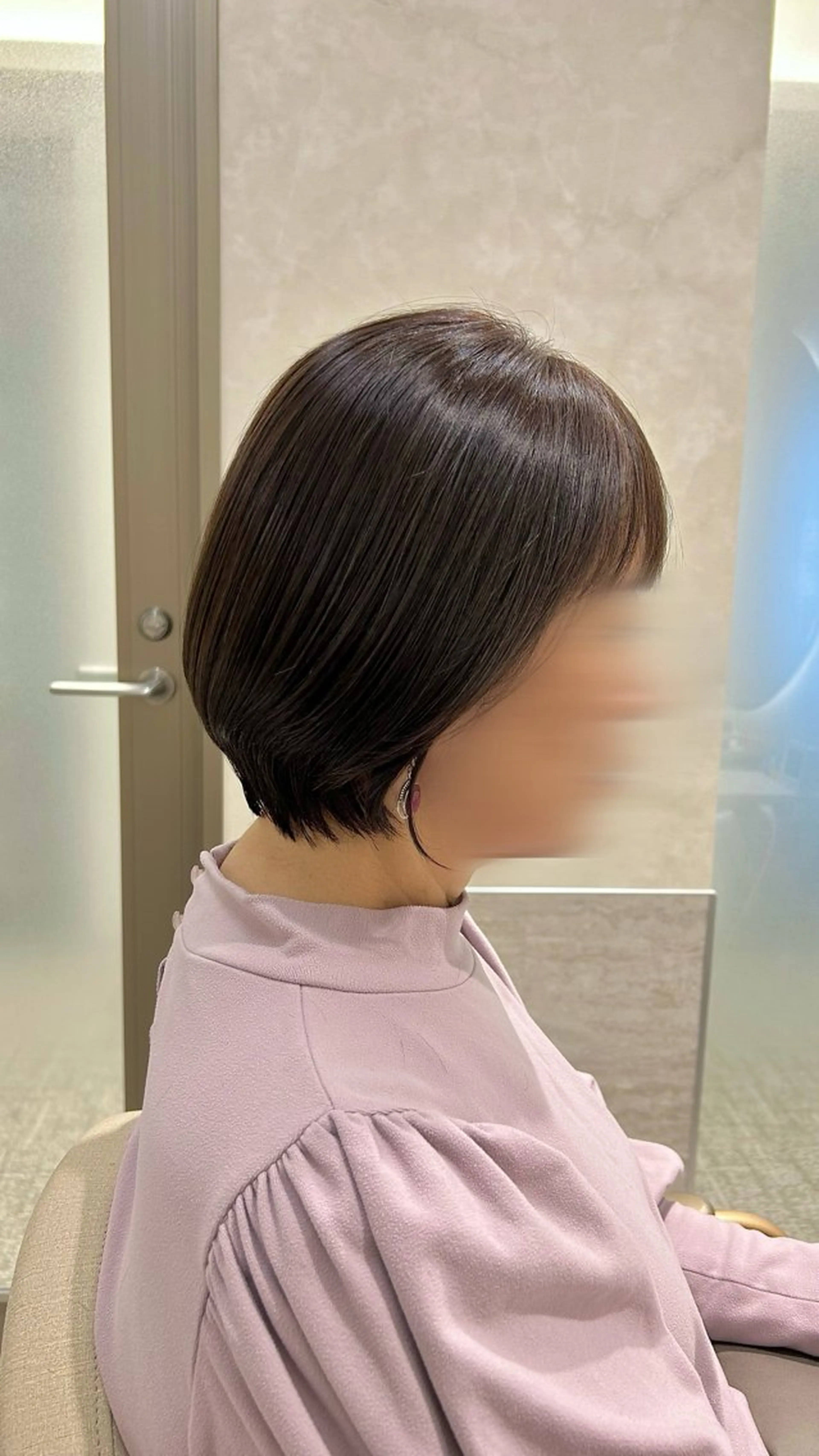 ショート カラー ショートボブ ベージュカラー ブリーチ ブラウンカラー 透明感カラー カット ヘアカラー トリートメント Eleanor枚方店 店長　飛鳥　薫のヘアスタイル