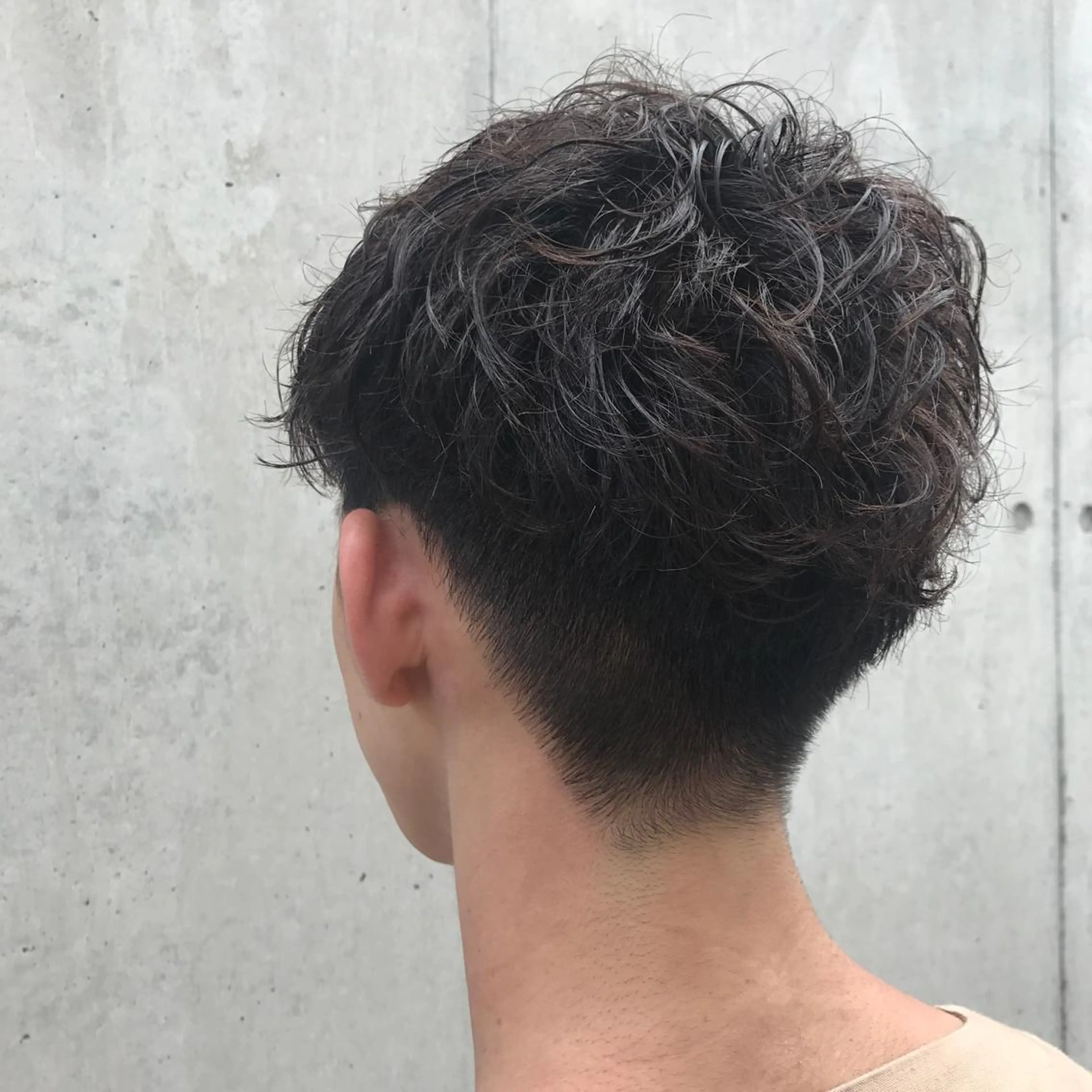 ショート パーマ メンズ 住本 大明のヘアスタイル