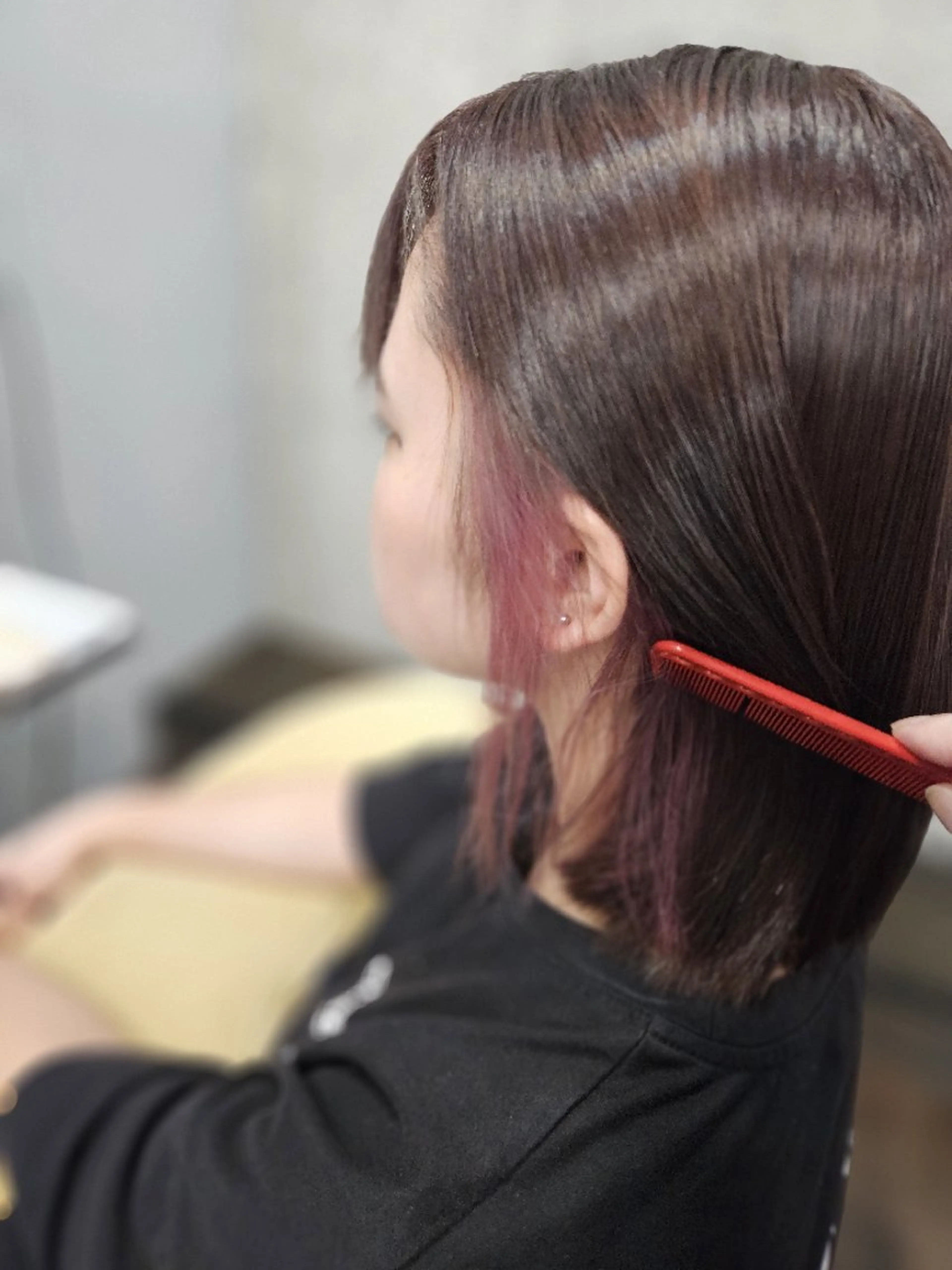 ミディアム カラー ブラウンカラー インナーカラー ラベンダーカラー ラベンダーブラウン ピンクカラー カット ヘアカラー トリートメント terra✂️川嶋 大輔のヘアスタイル