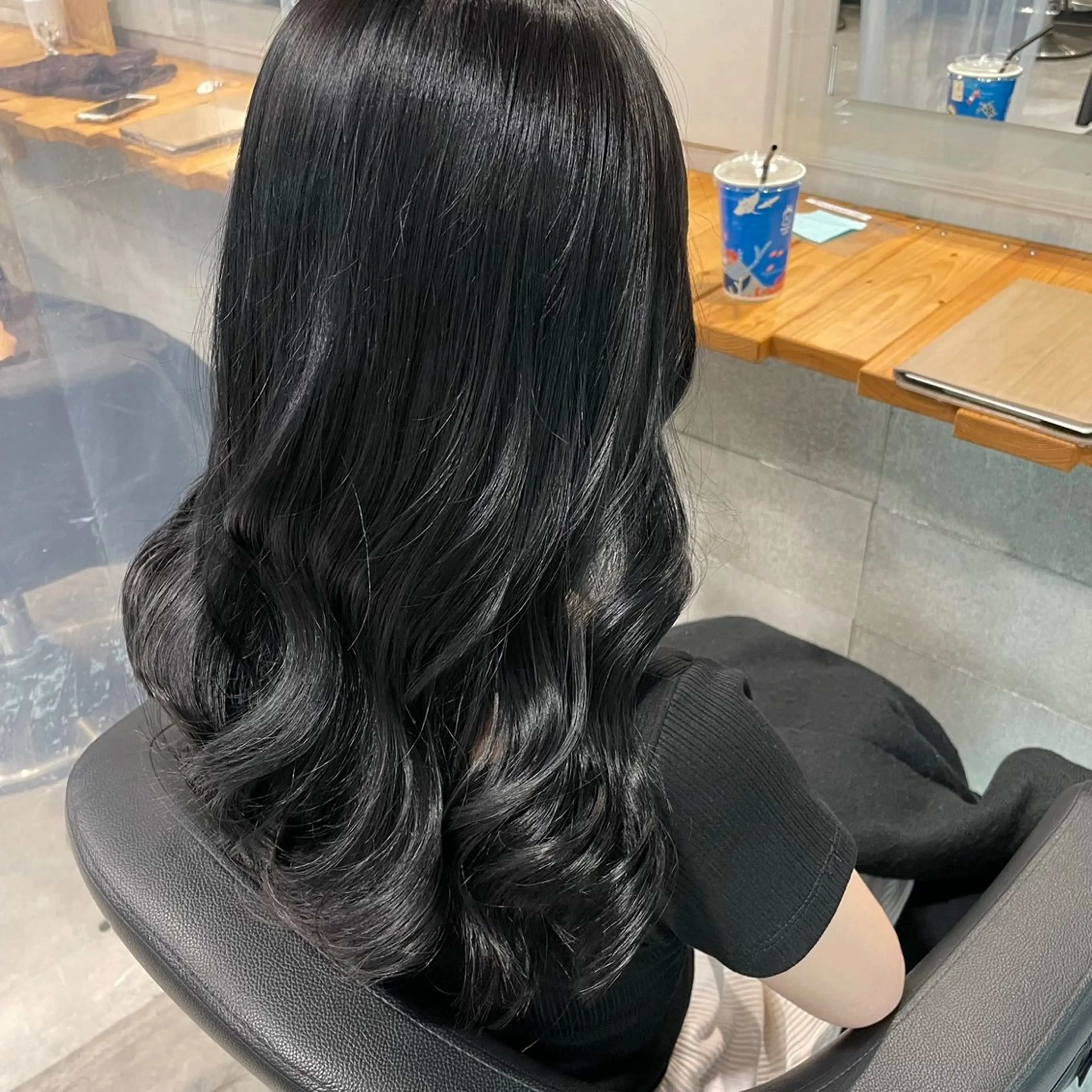 ロング ヘアカラー トリートメント ヘッドスパ レイヤーStyle 🩵菜々実のヘアスタイル