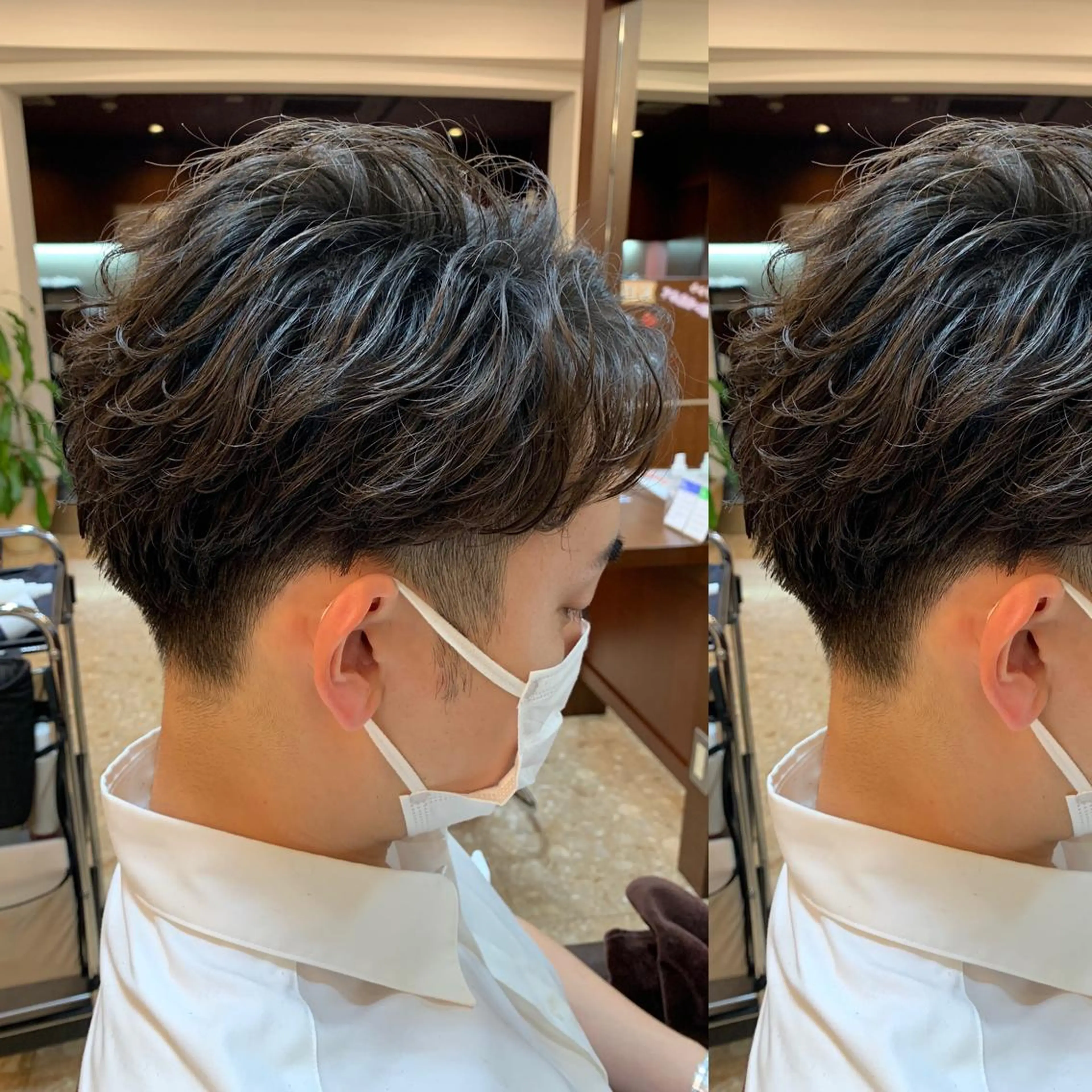 ショート パーマ メンズ 三ツ井凌 【ヘアケアサロン】のヘアスタイル