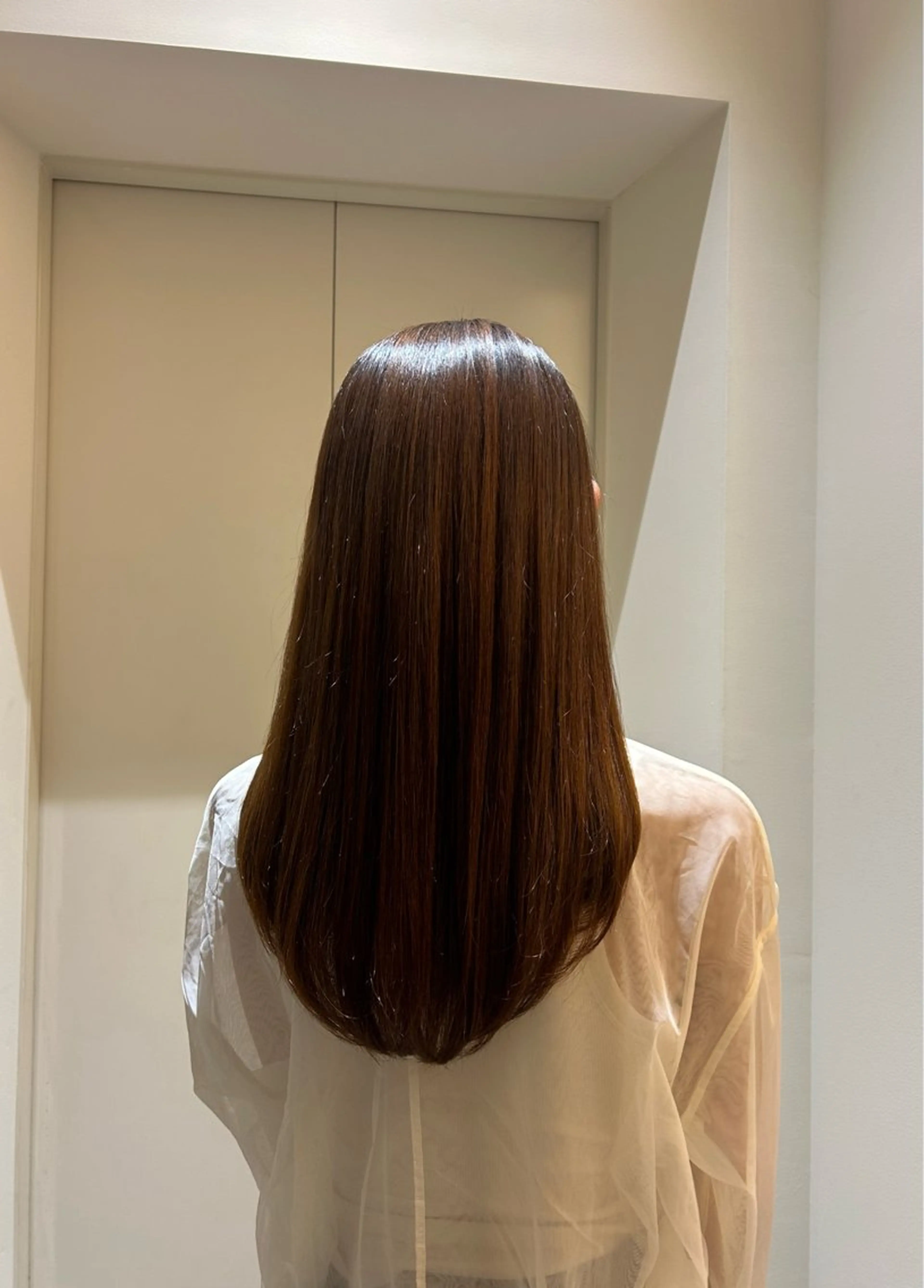 ロング 佐々木 萌衣/ 髪質改善/つやカラーのヘアスタイル