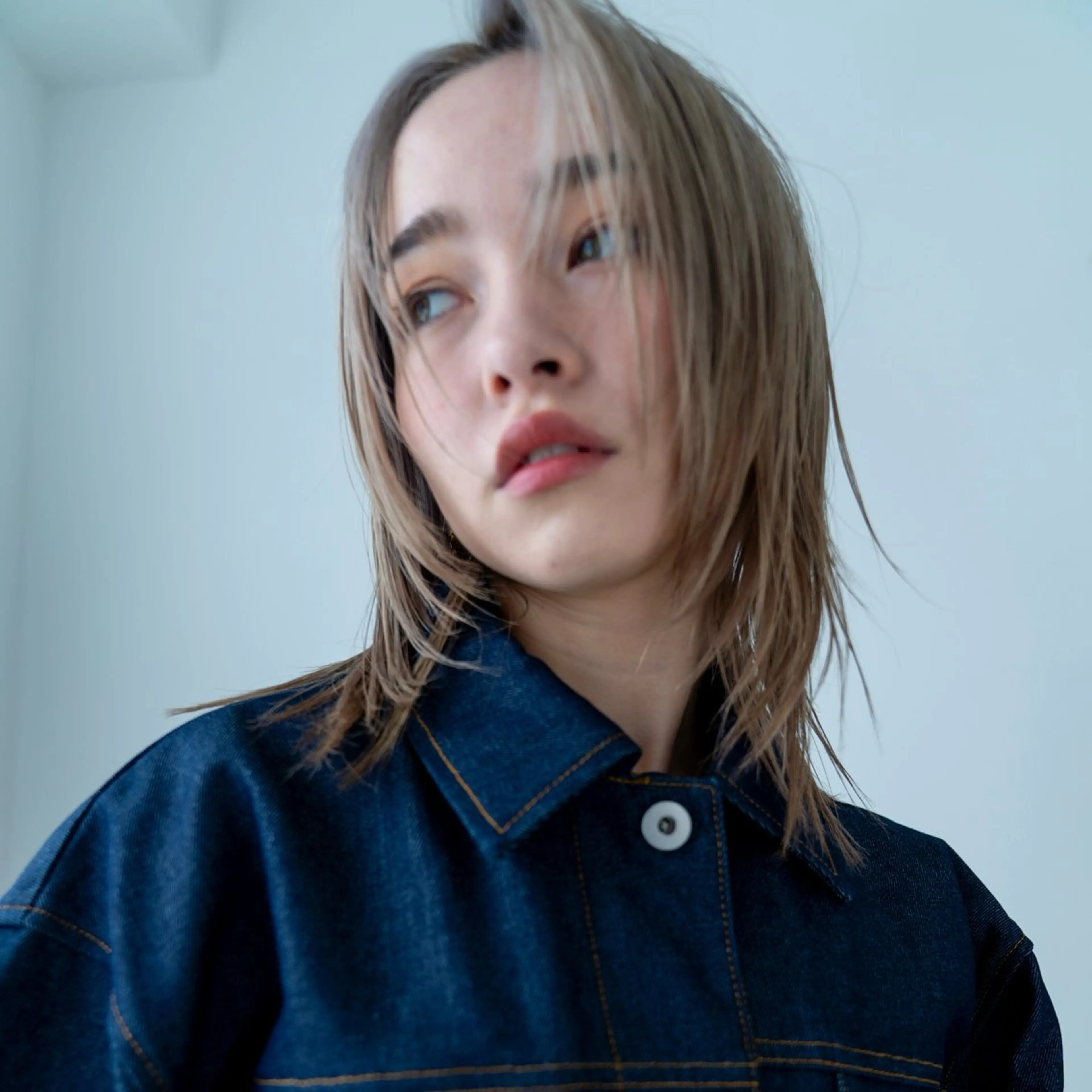 ミディアム カラー 切りっぱなしボブ アディクシーカラー 透明感カラー イルミナカラー ボブ カット ヘアカラー トリートメント 大人メンズ/無造作 パーマ/SHUHEYのヘアスタイル