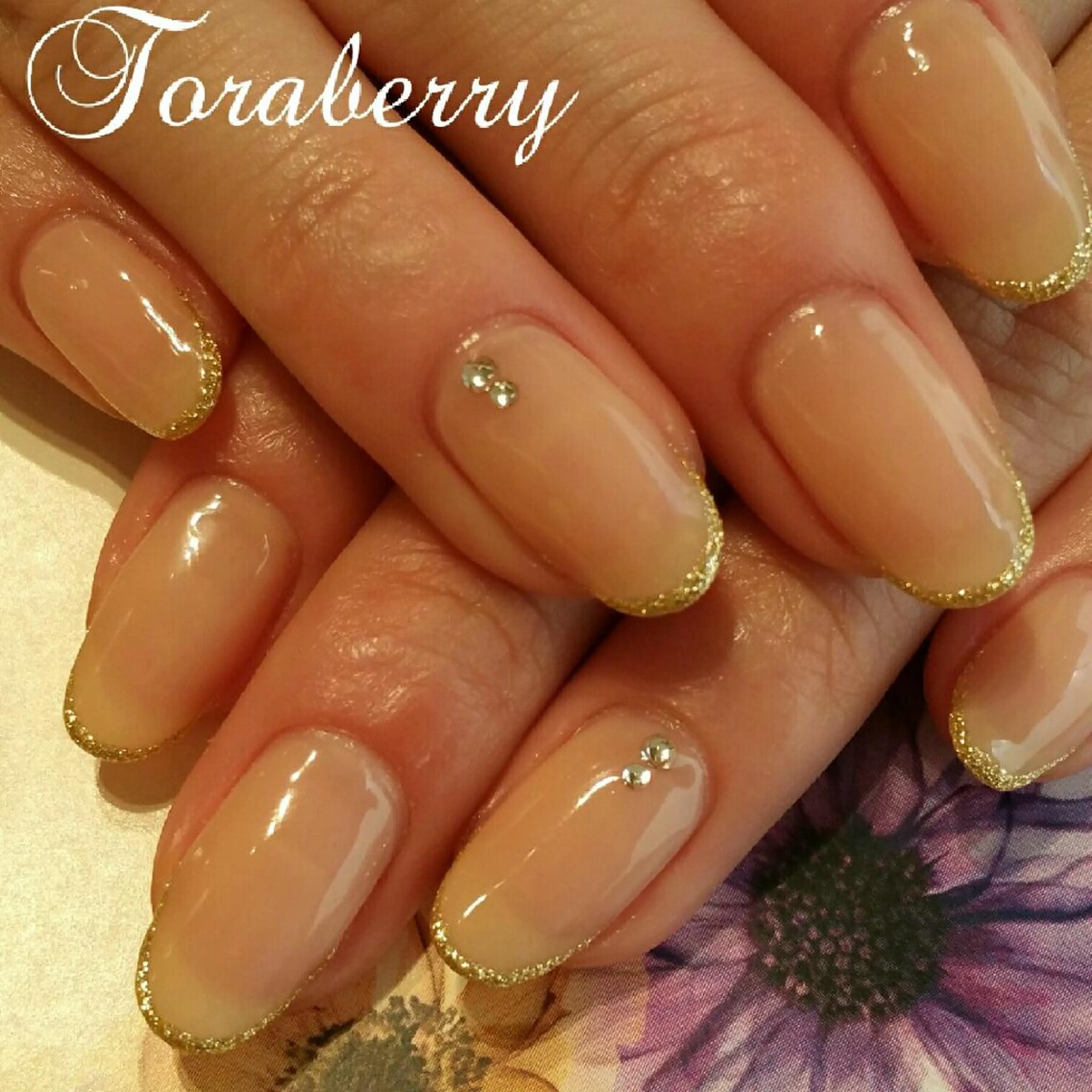 ネイル ラメ(グリッター) ネイリスト なつみのネイルデザイン