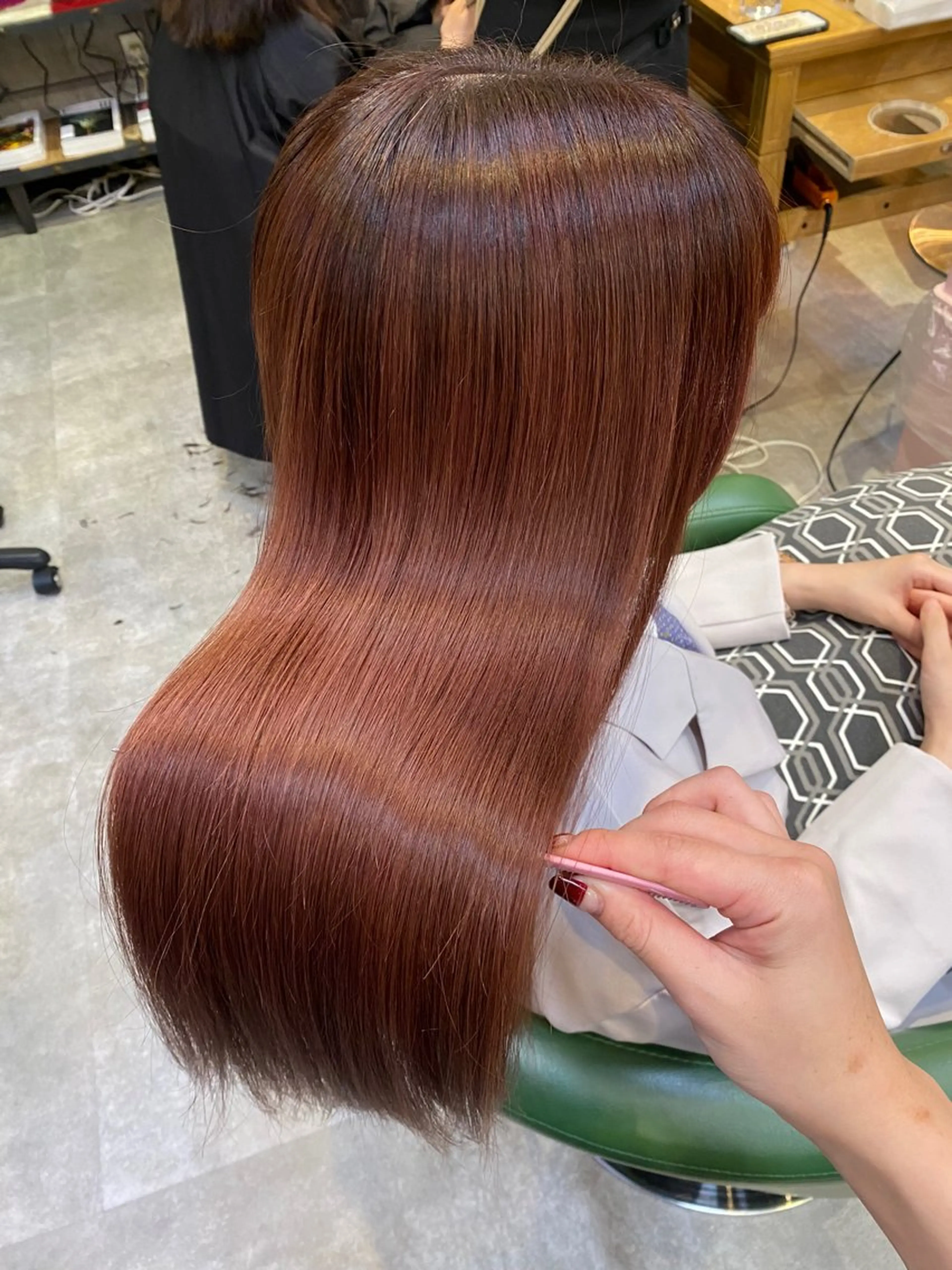 ロング カラー カット 【縮毛矯正特化】 kyokaのヘアスタイル