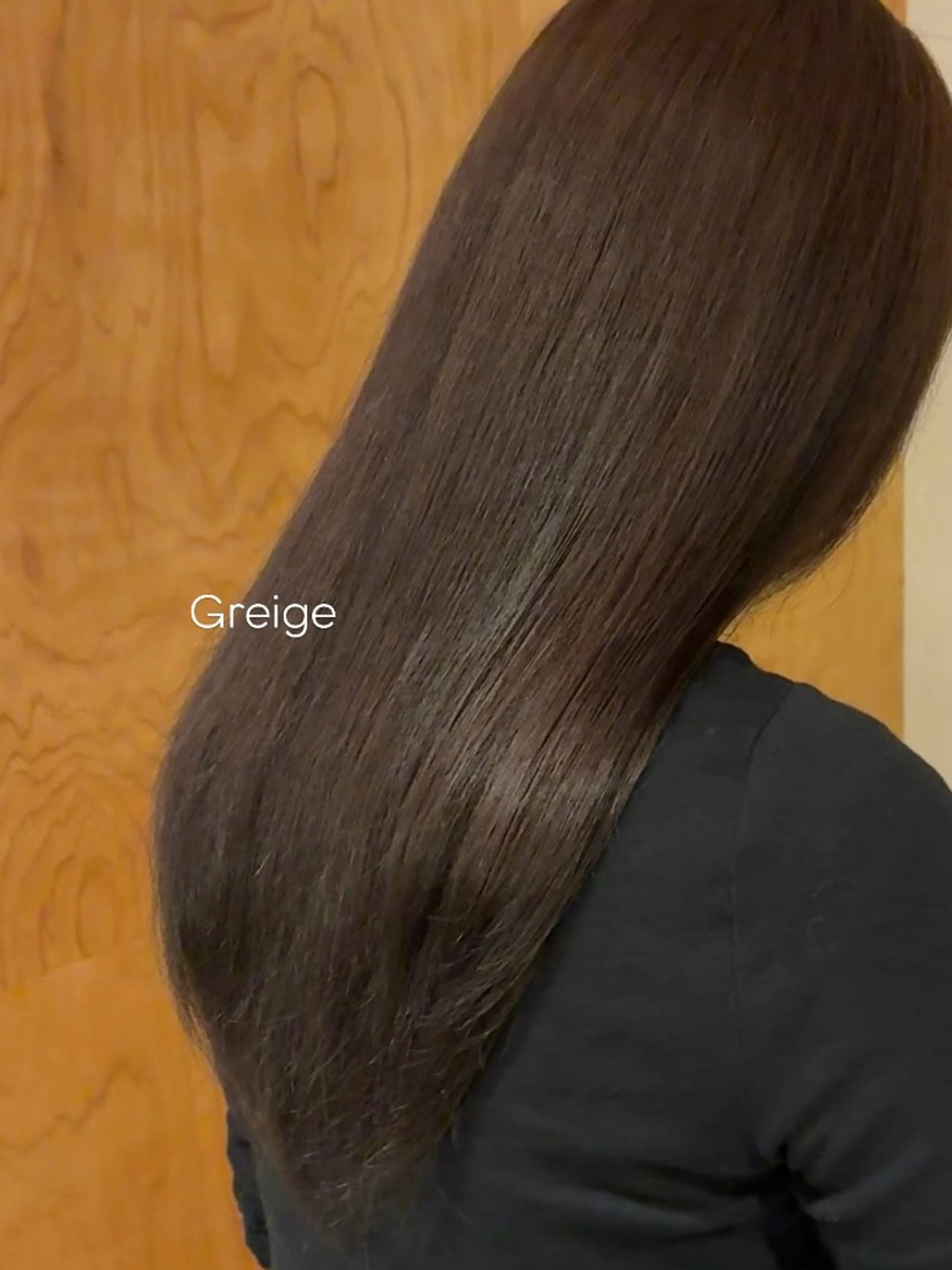 セミロング カラー 透明感カラー ダブルカラー グレージュ オレンジ 柔らかいカラー/ 透明感/Airi🎀のヘアスタイル