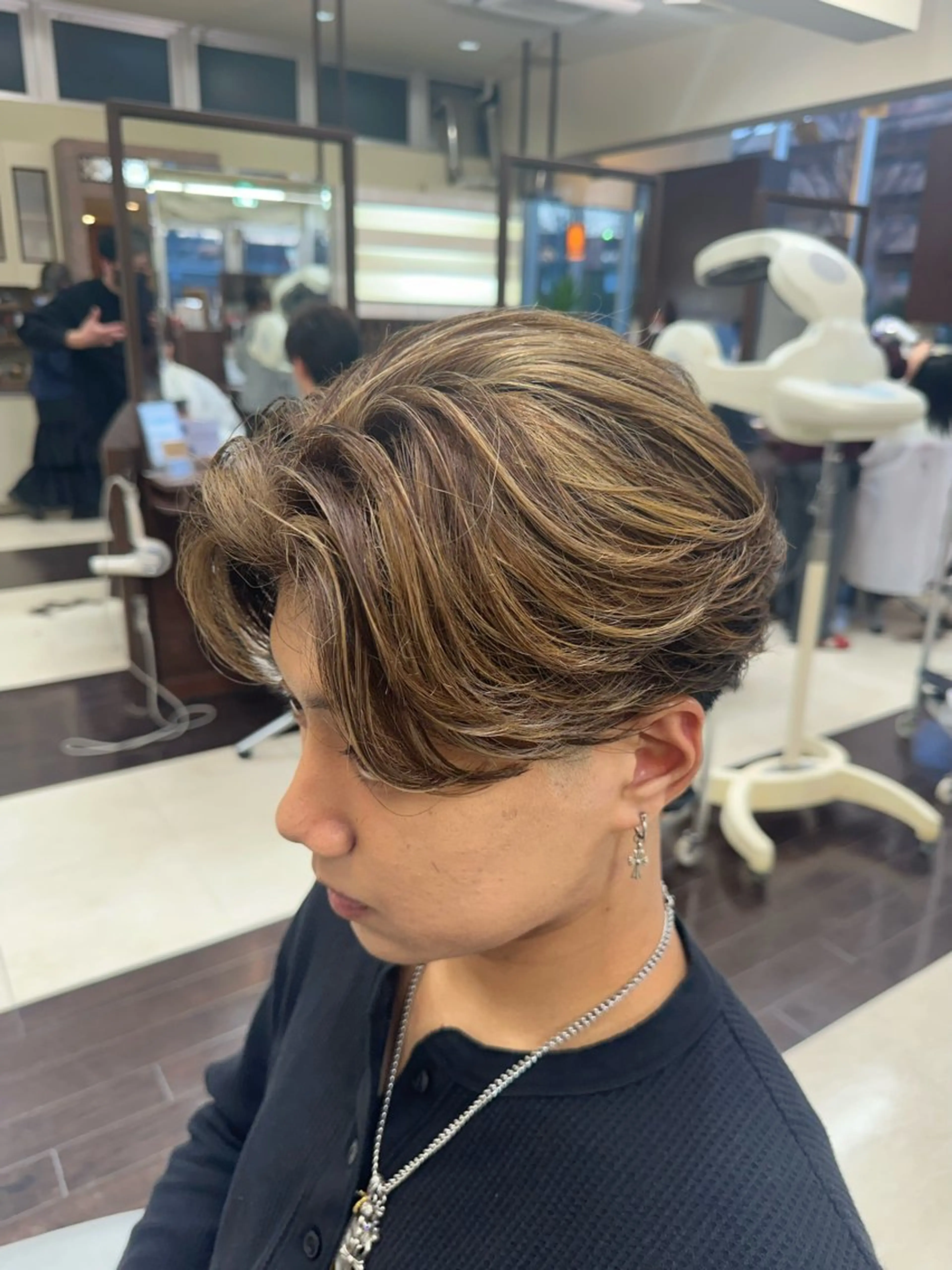 メンズカット+ニュアンスパーマの写真