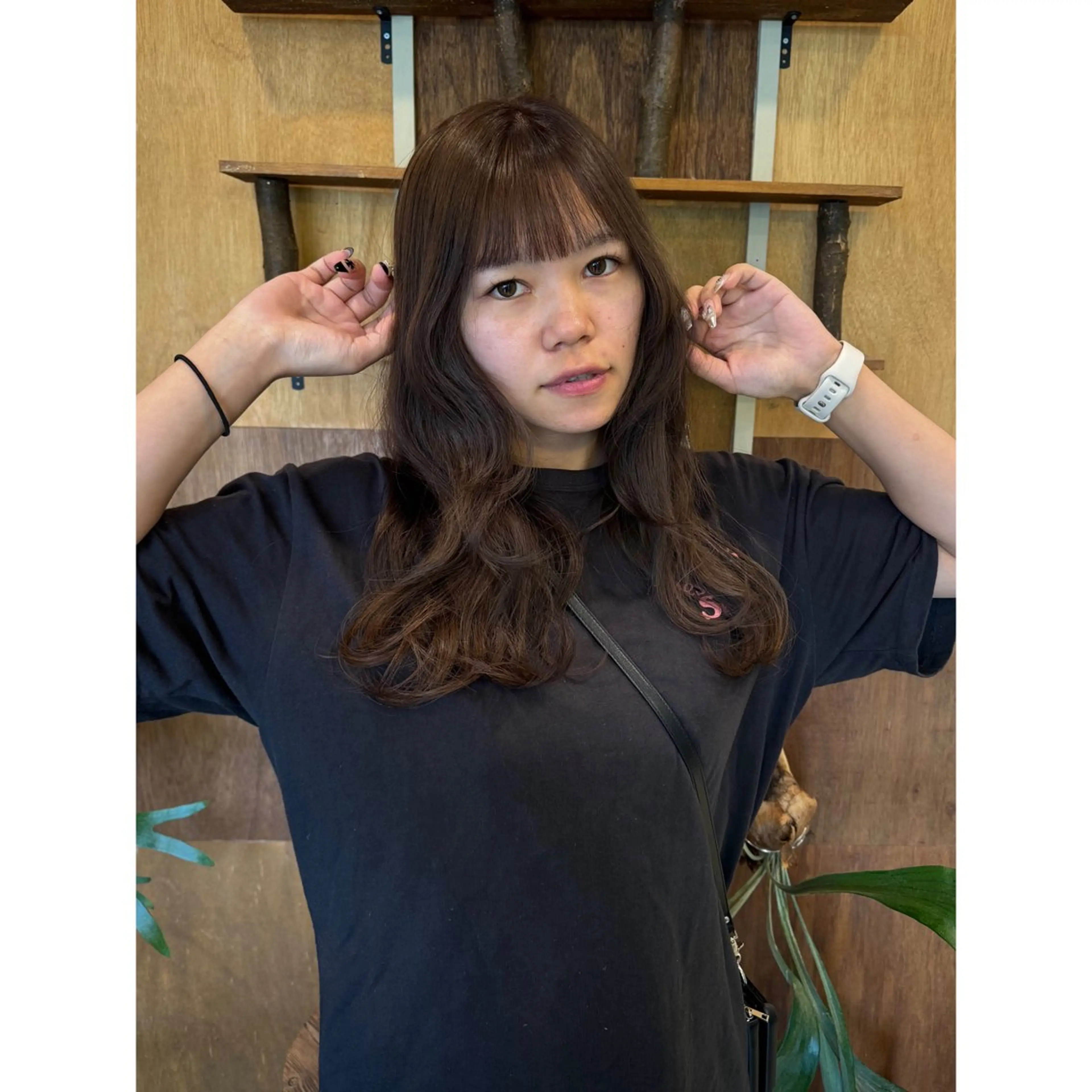 ロング ヘアカラー ハイトーン/ ダブルカラー/透明感のヘアスタイル