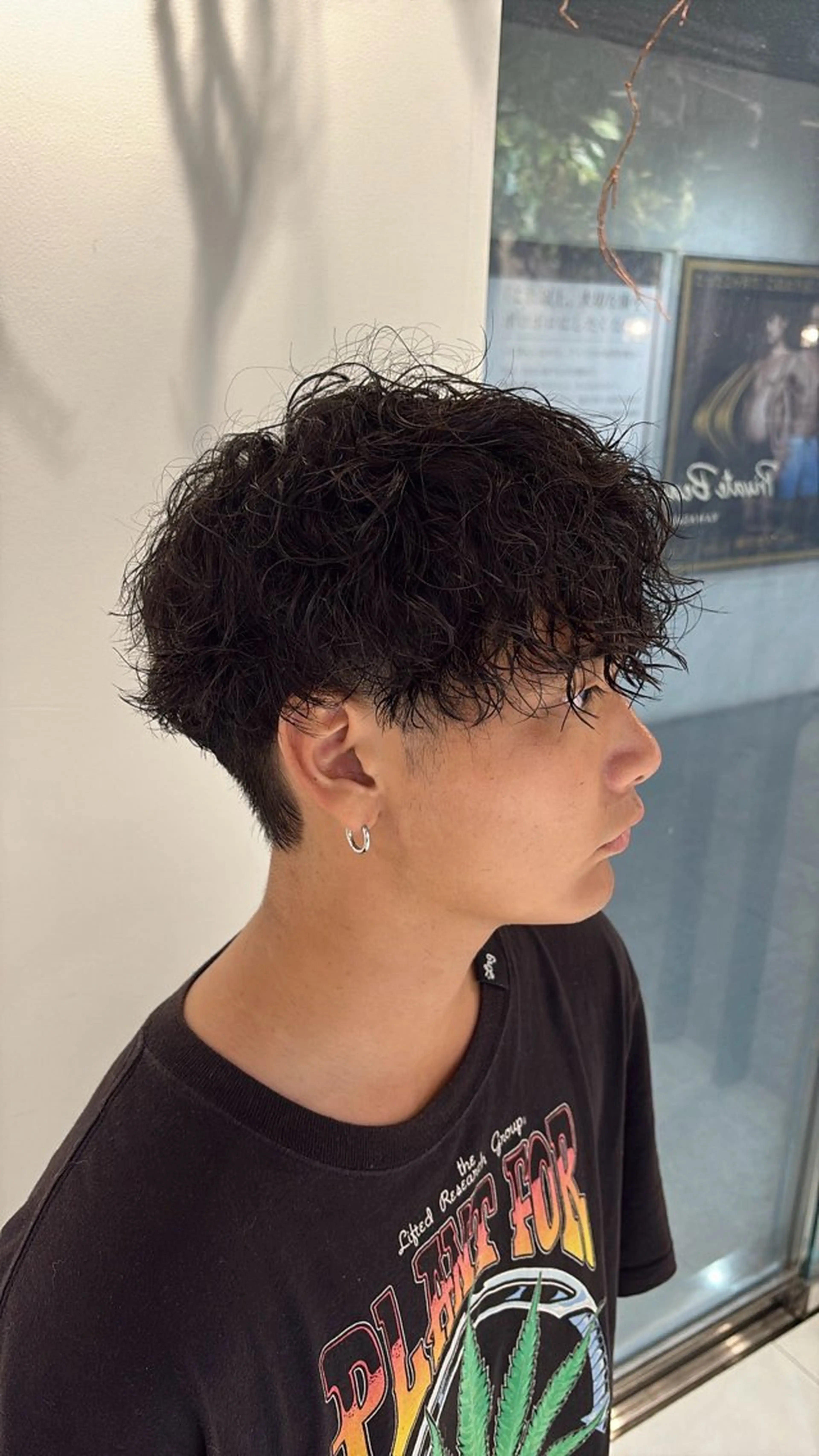 パーマ メンズ 豆田 祐人のヘアスタイル