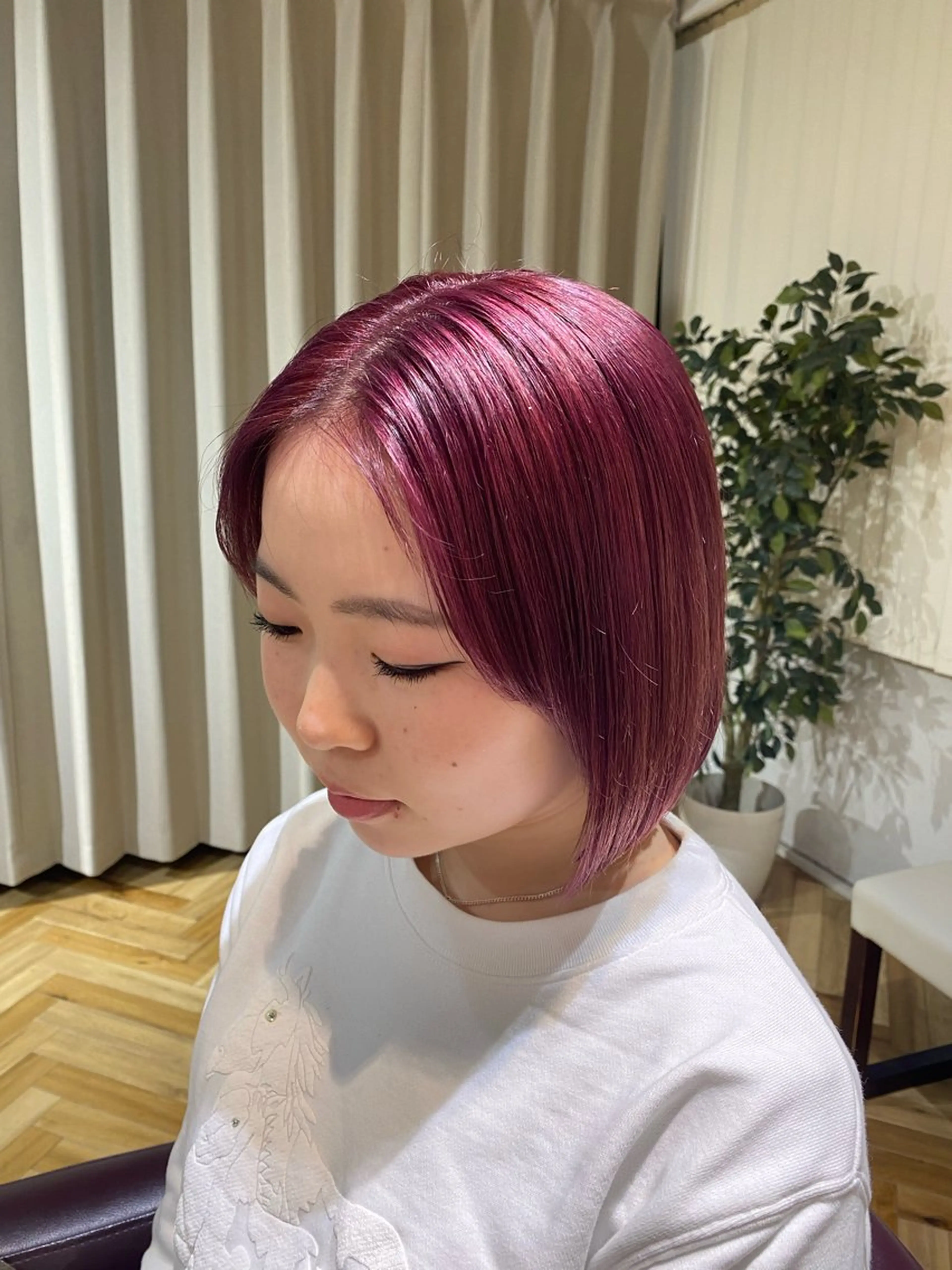 カラー 韓国ヘア AINA🐱のヘアスタイル