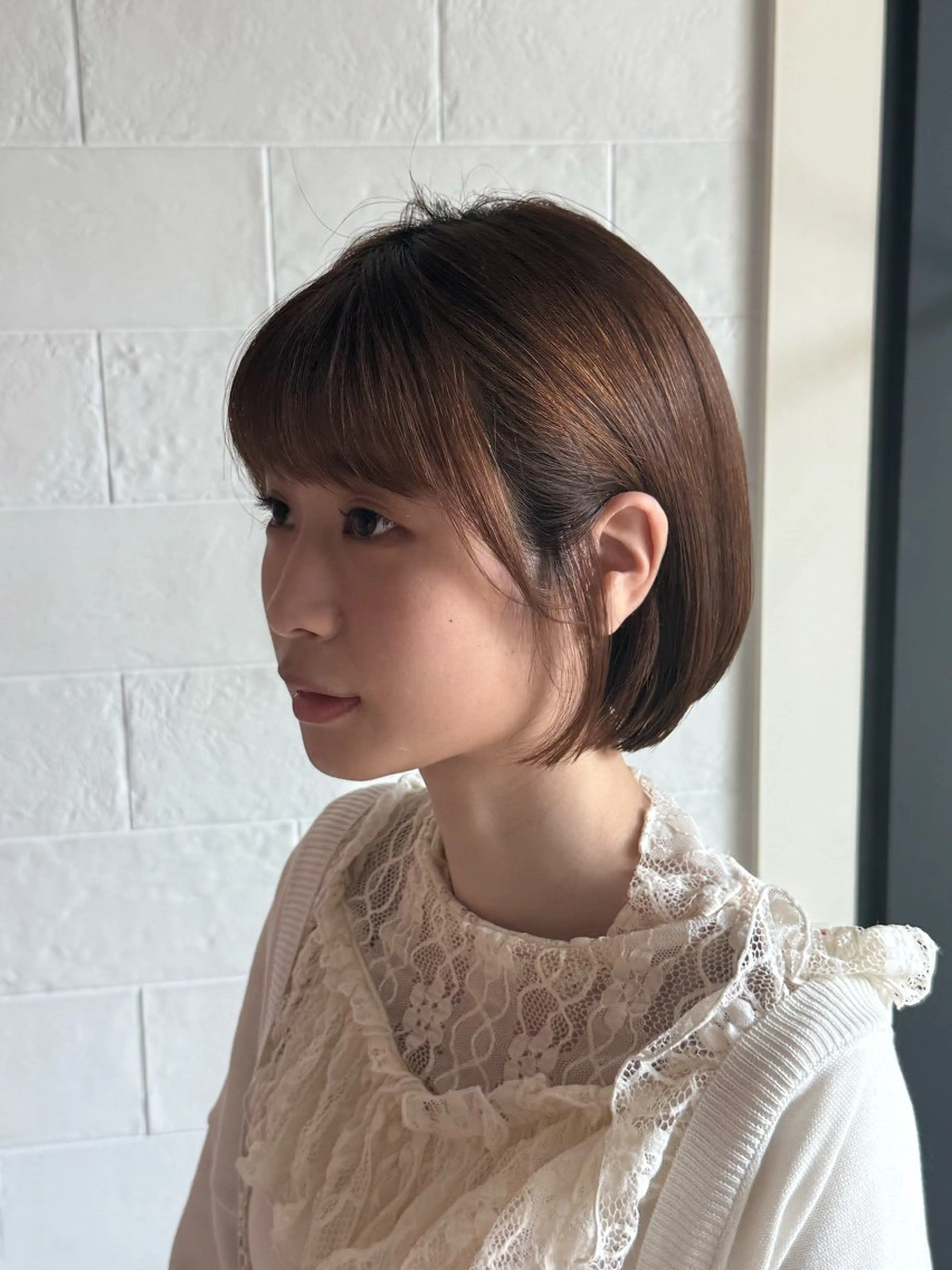 ショート カット 小川 朋夏のヘアスタイル