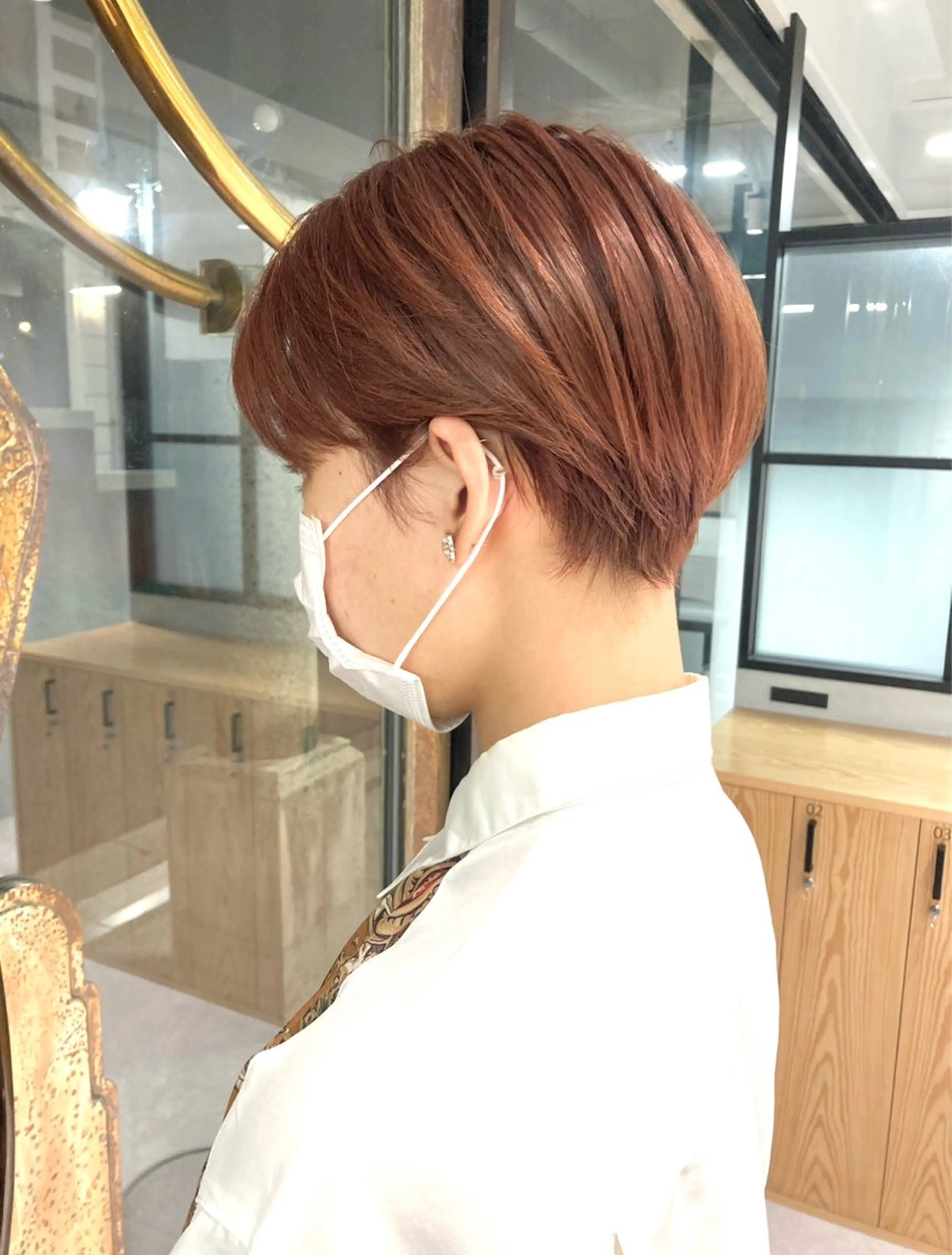 ショート カラー ベージュカラー ブリーチ 透明感カラー ダブルカラー ブリーチなしカラー カット ヘアカラー トリートメント 可愛いベージュ作る 美容師/あかね🧸のヘアスタイル