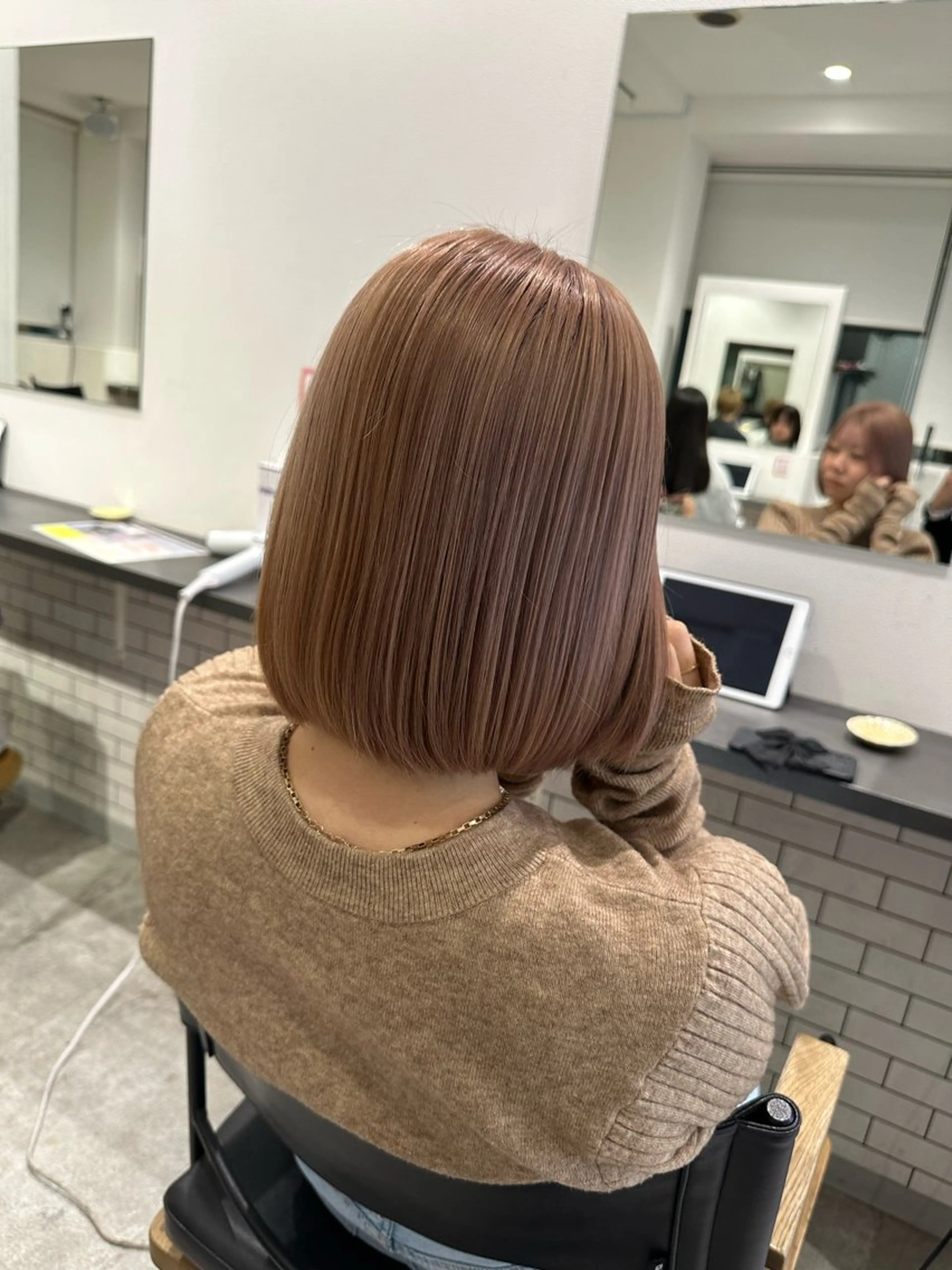 ショート ショートボブ ボブ ハイライト 髪質改善 レイヤーカット カット JILBLAN京都 ショート/ハイライトのヘアスタイル