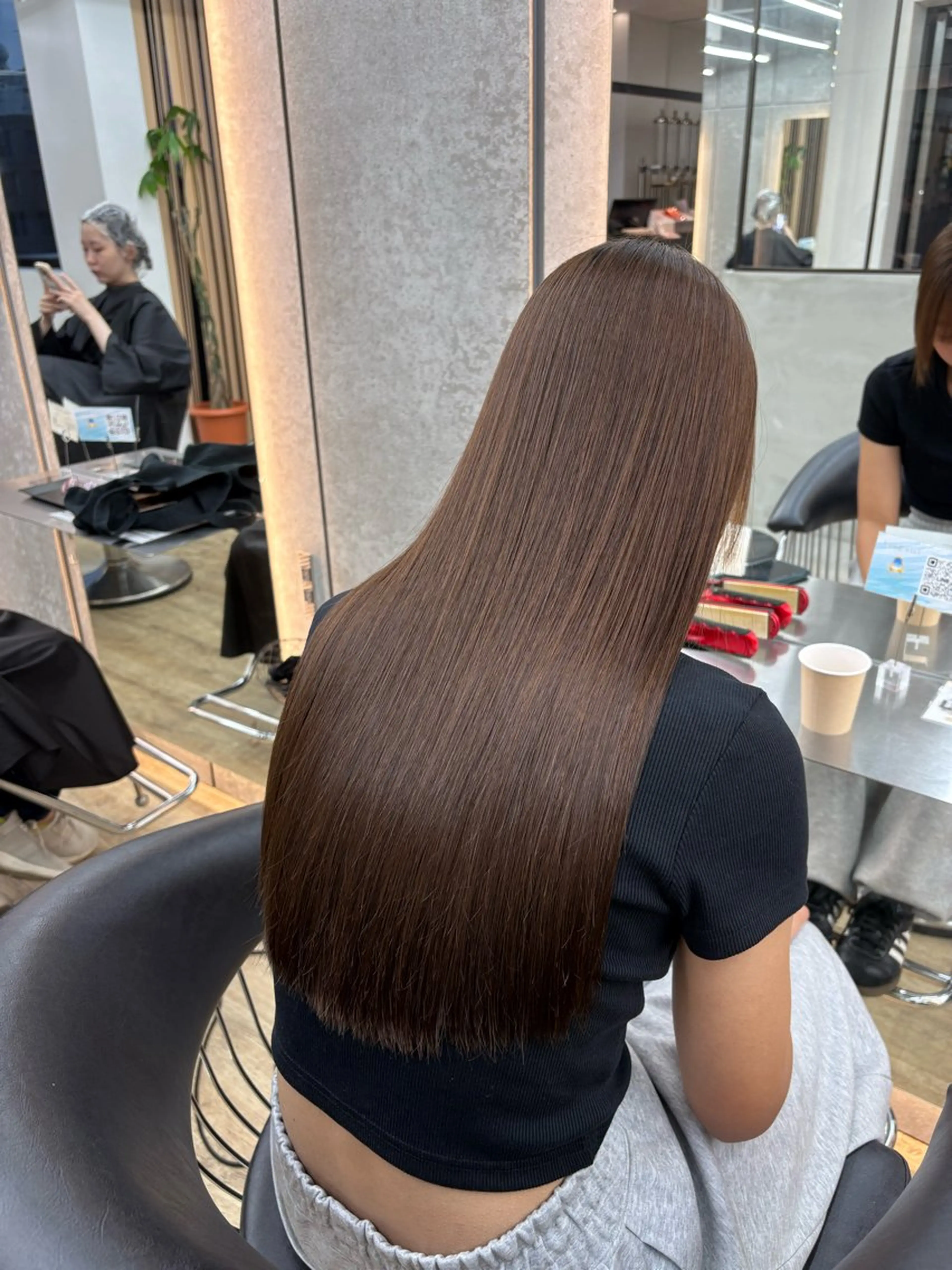 ロング 縮毛矯正/韓国ヘア /ブリーチ/ヒロのヘアスタイル