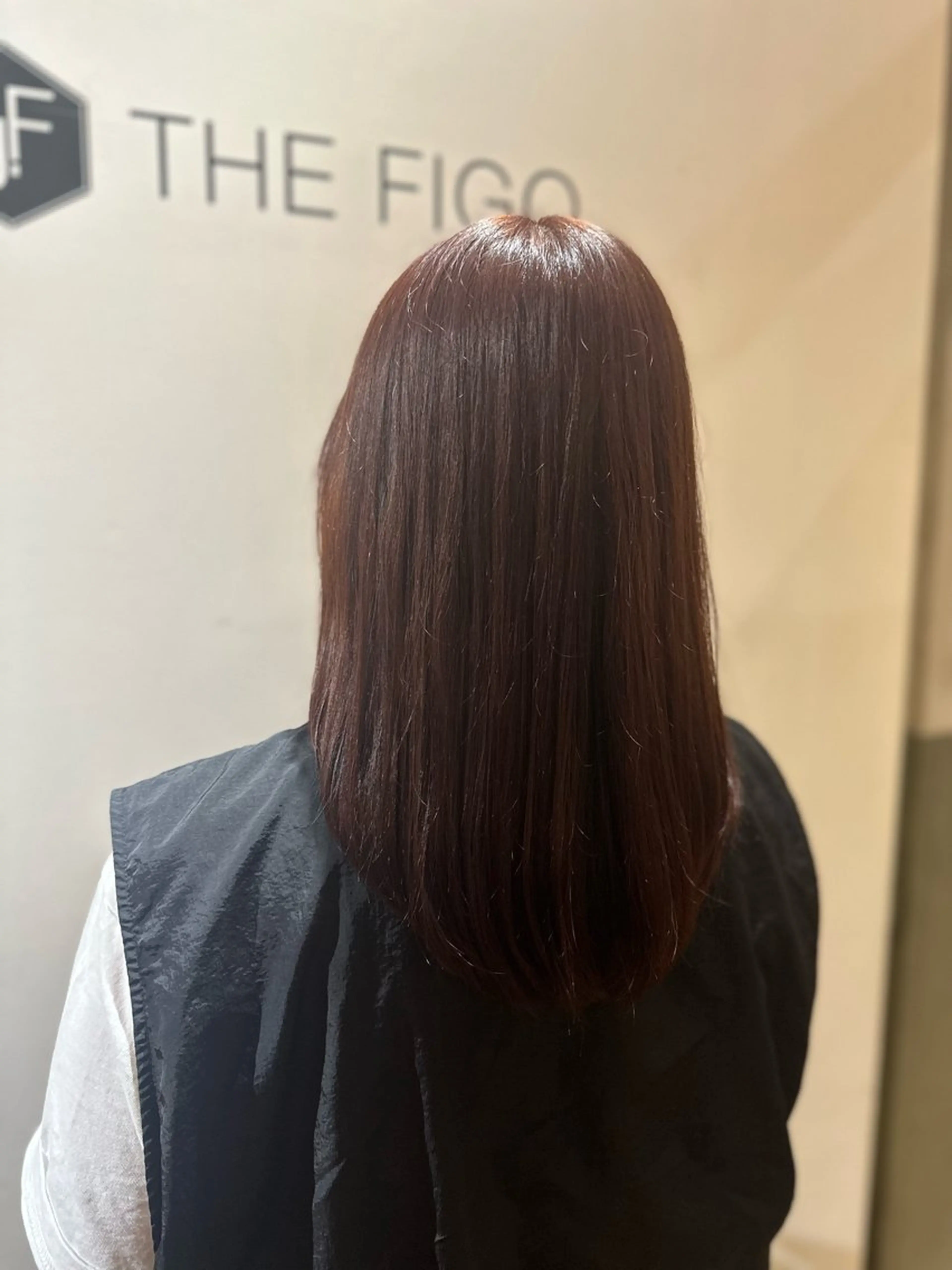 セミロング カラー カット ヘアカラー トリートメント いまじゅく あおいのヘアスタイル