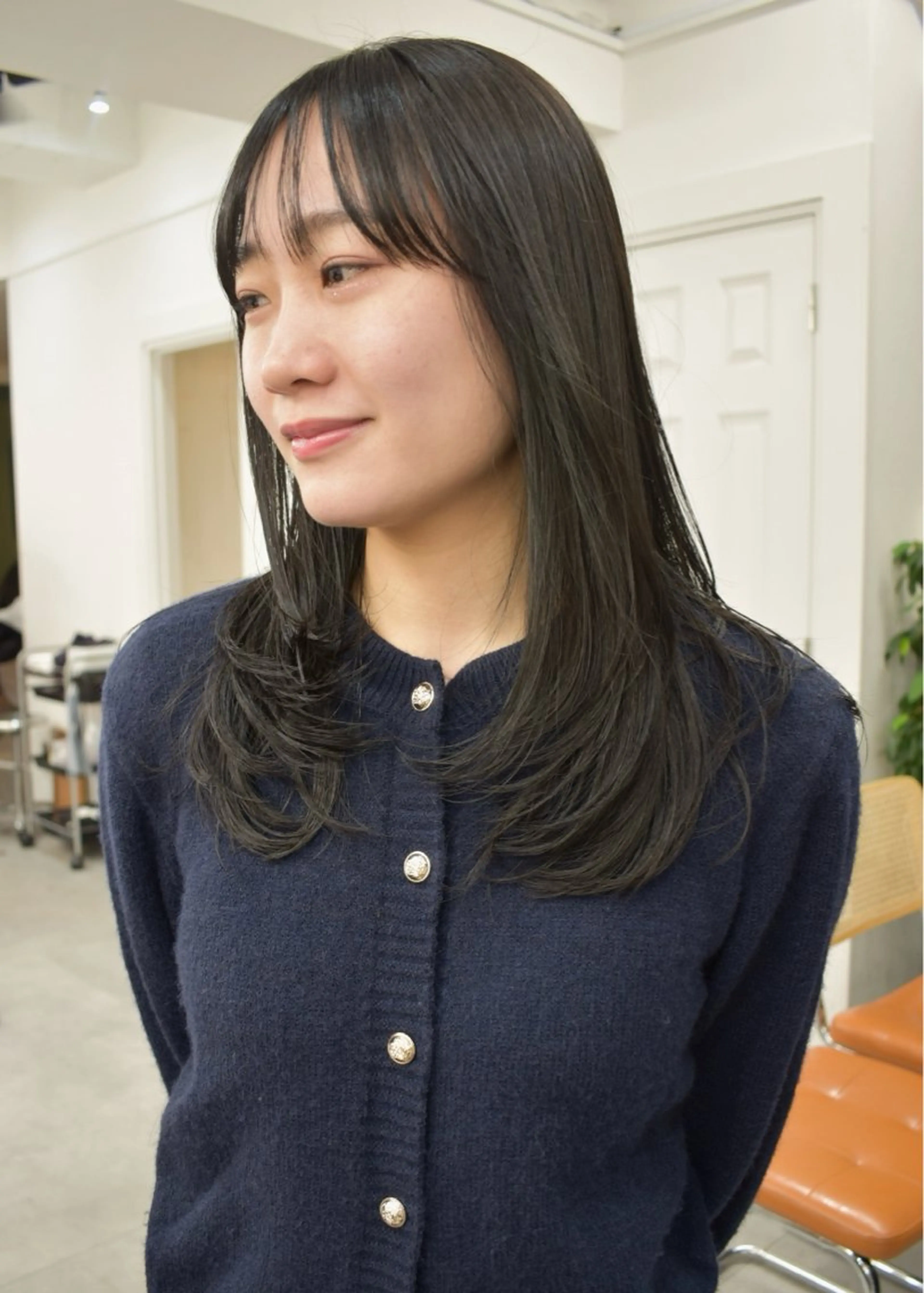 ロング カラー カット ヘアカラー トリートメント レイヤーボブ/ 艶カラー/サナ🌼のヘアスタイル