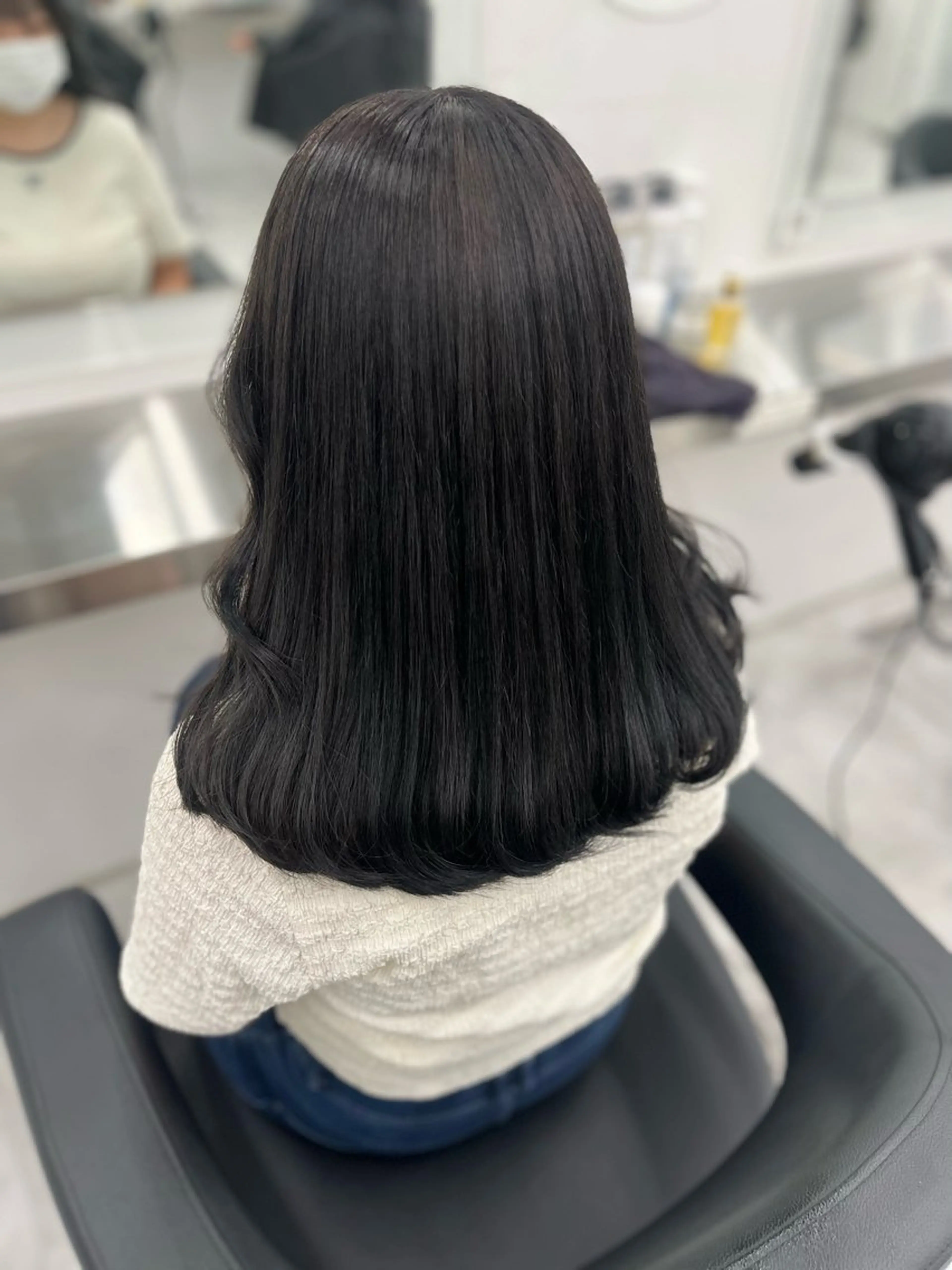 ミディアム カラー ヘアアレンジ 愛されカラー🩷 はるなのヘアスタイル