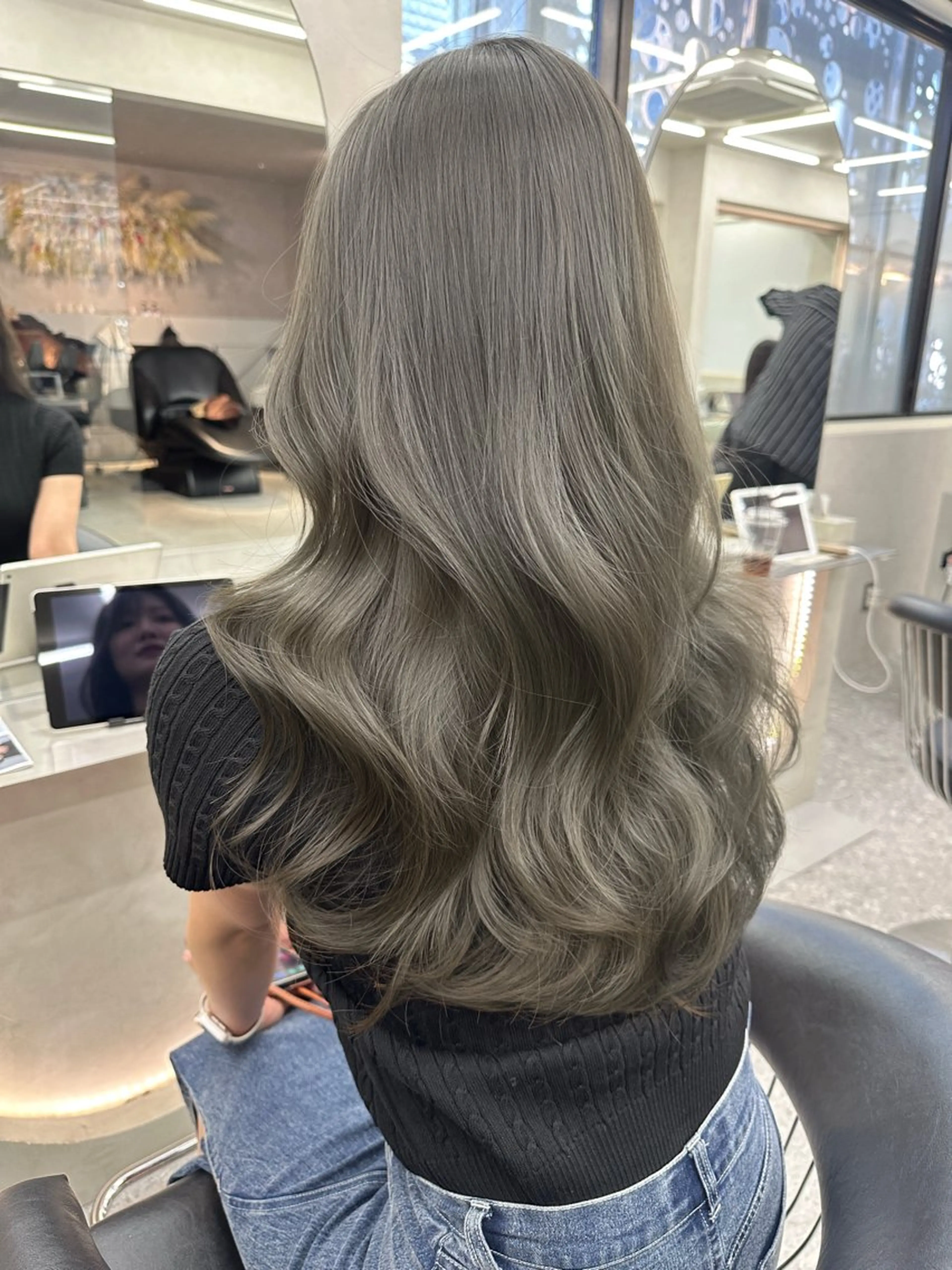 ミディアム ヘアカラー コウスケ/ lond uluのヘアスタイル