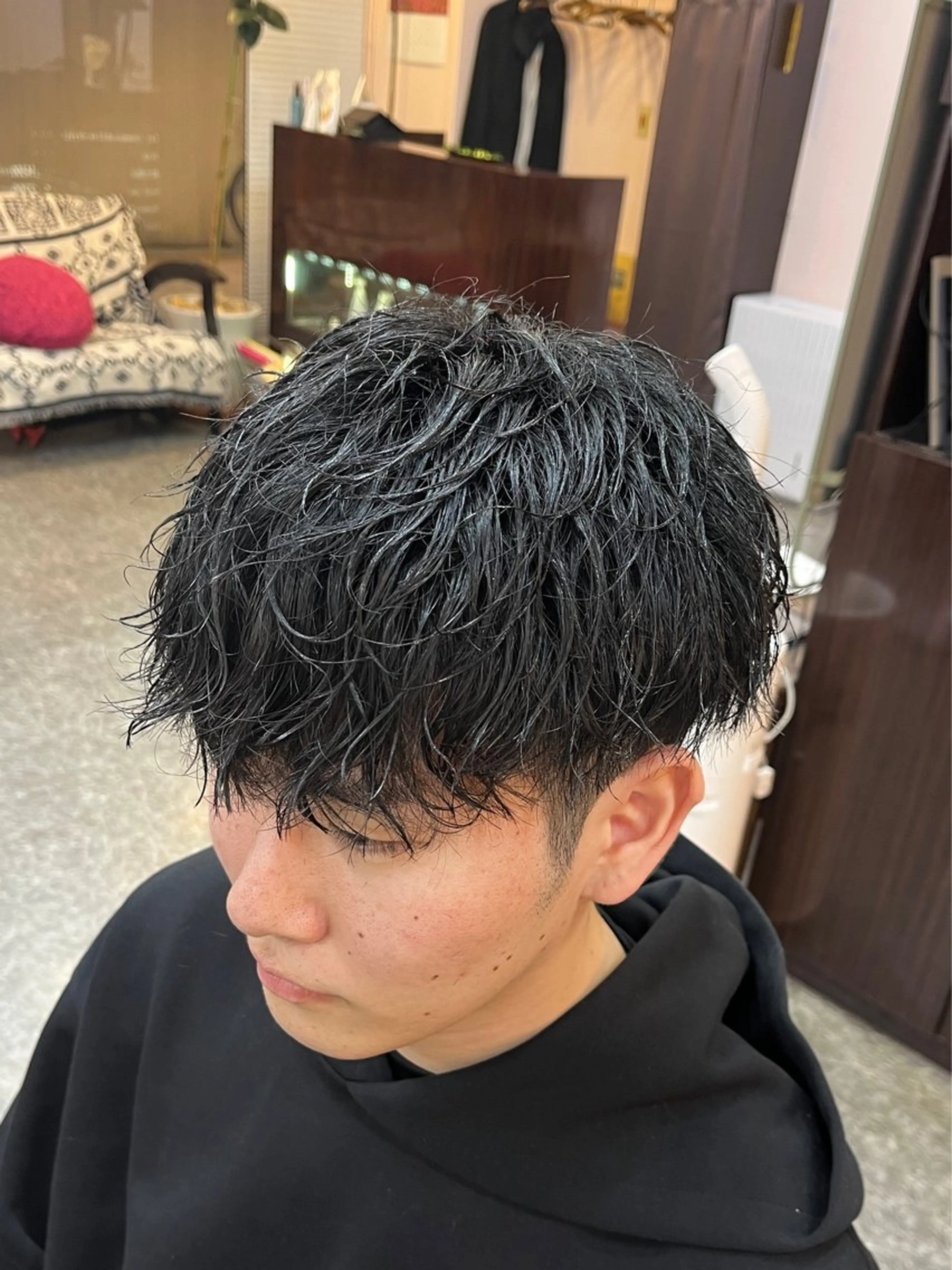 ミディアム パーマ ミディアムパーマ ツイストスパイラルパーマ スパイラルパーマ CuMARi所属・後悔させません🌈パ ーマ⭕️🌈福本のヘアスタイル