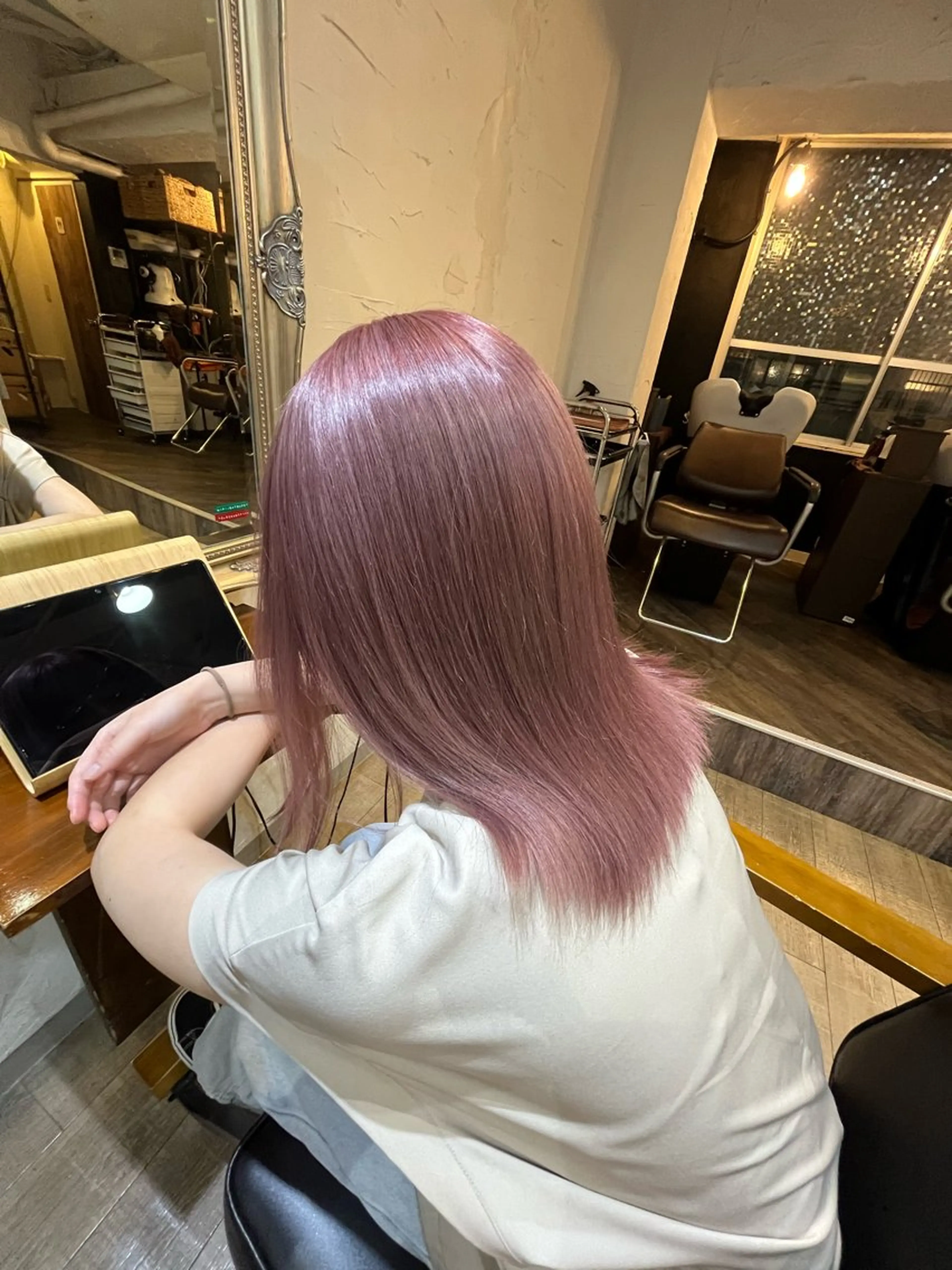 ♦️ブリーチメンテナンス♦️ケアブリーチ（リタッチ）＋ケアフルカラー＋ハホニコ3STEPトリートメントの写真