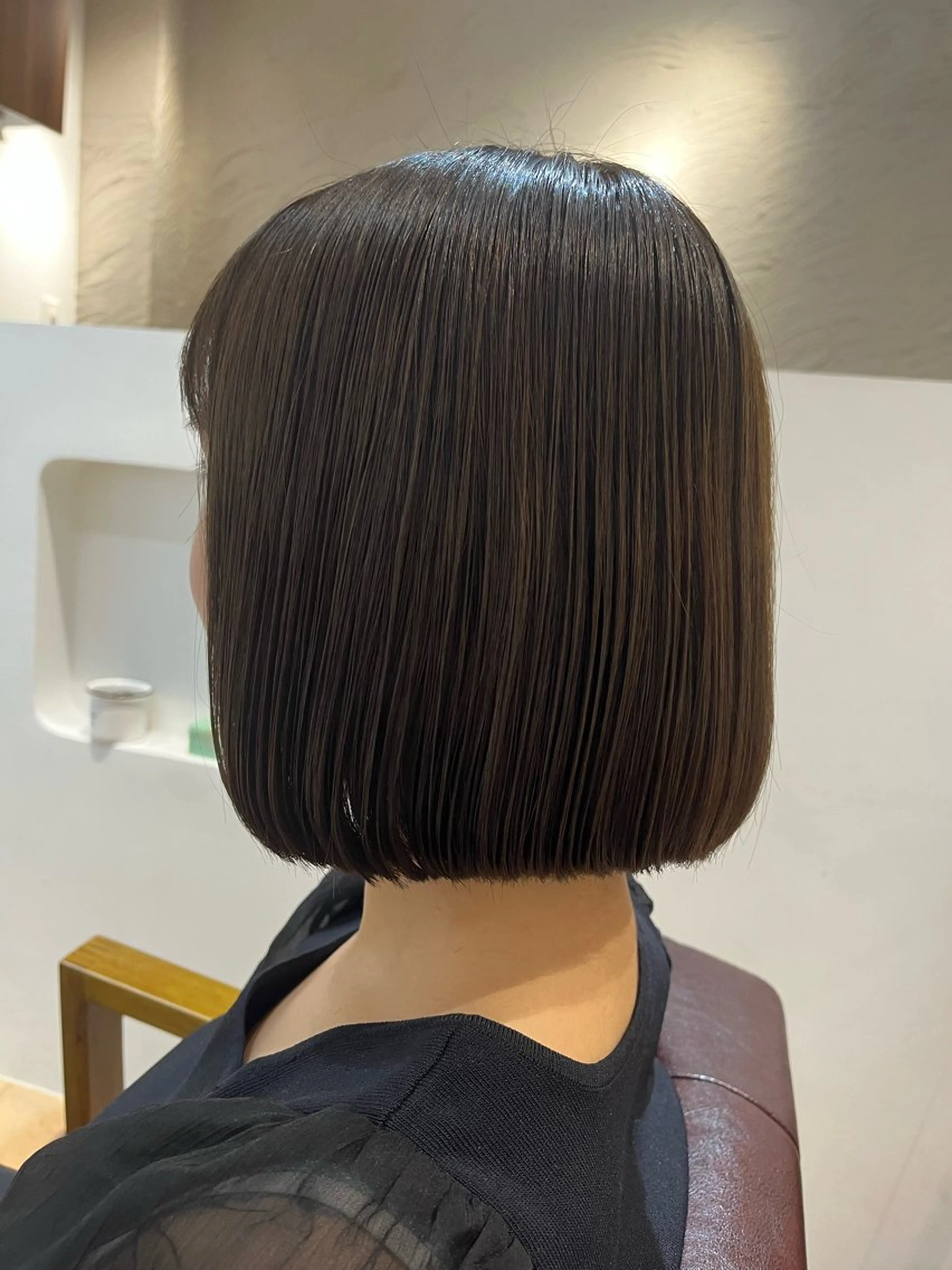 ミディアム ボブ カット ヘアカラー トリートメント 🌈透明感カラー🌈 🌟吉田祐介🌟のヘアスタイル