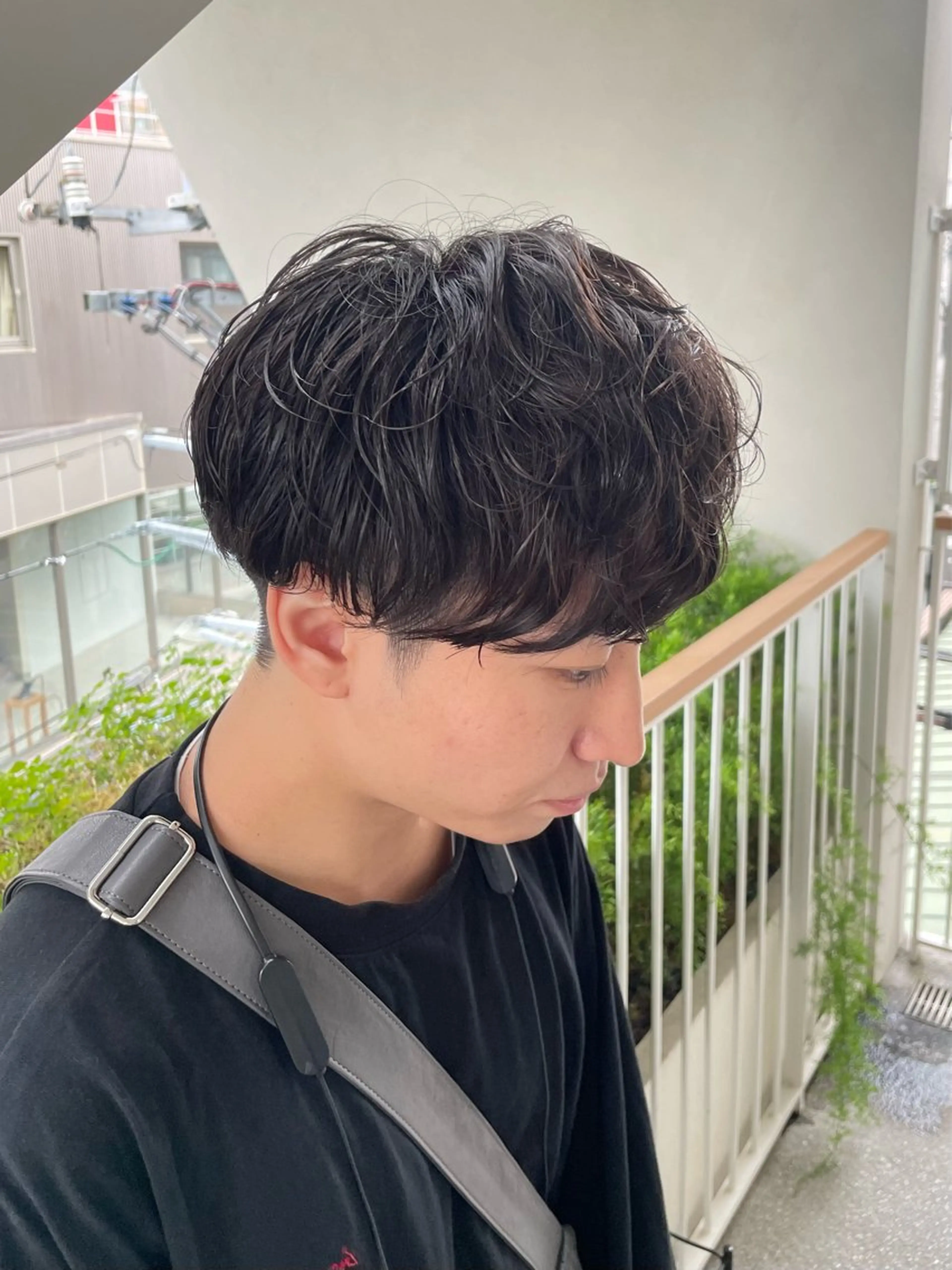 パーマ メンズ パーマ トリートメント ヘアセット メンズモテパーマ💙 fuwaのヘアスタイル