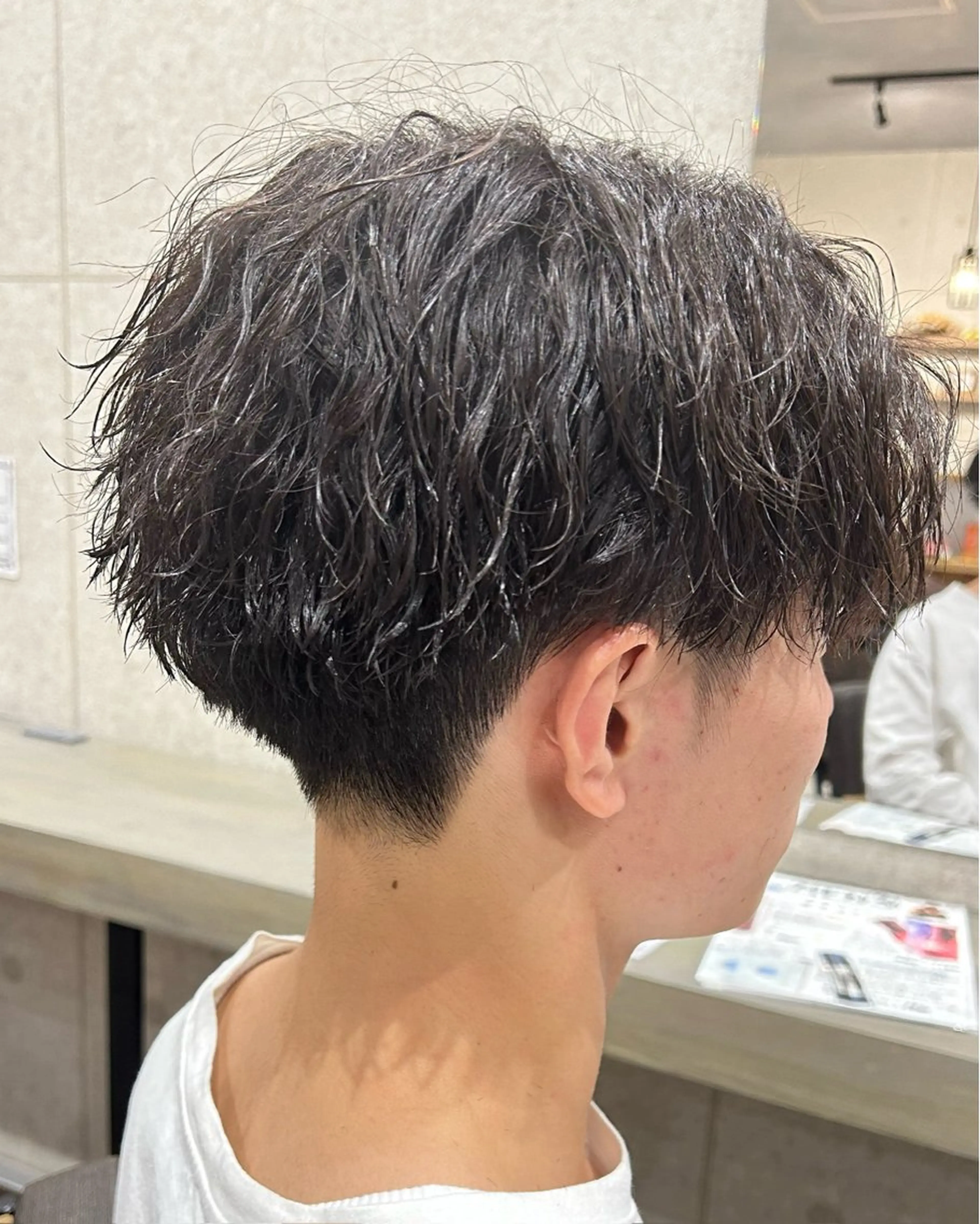 パーマ メンズ 宮之本峻也/メンズ パーマ/透明感カラーのヘアスタイル