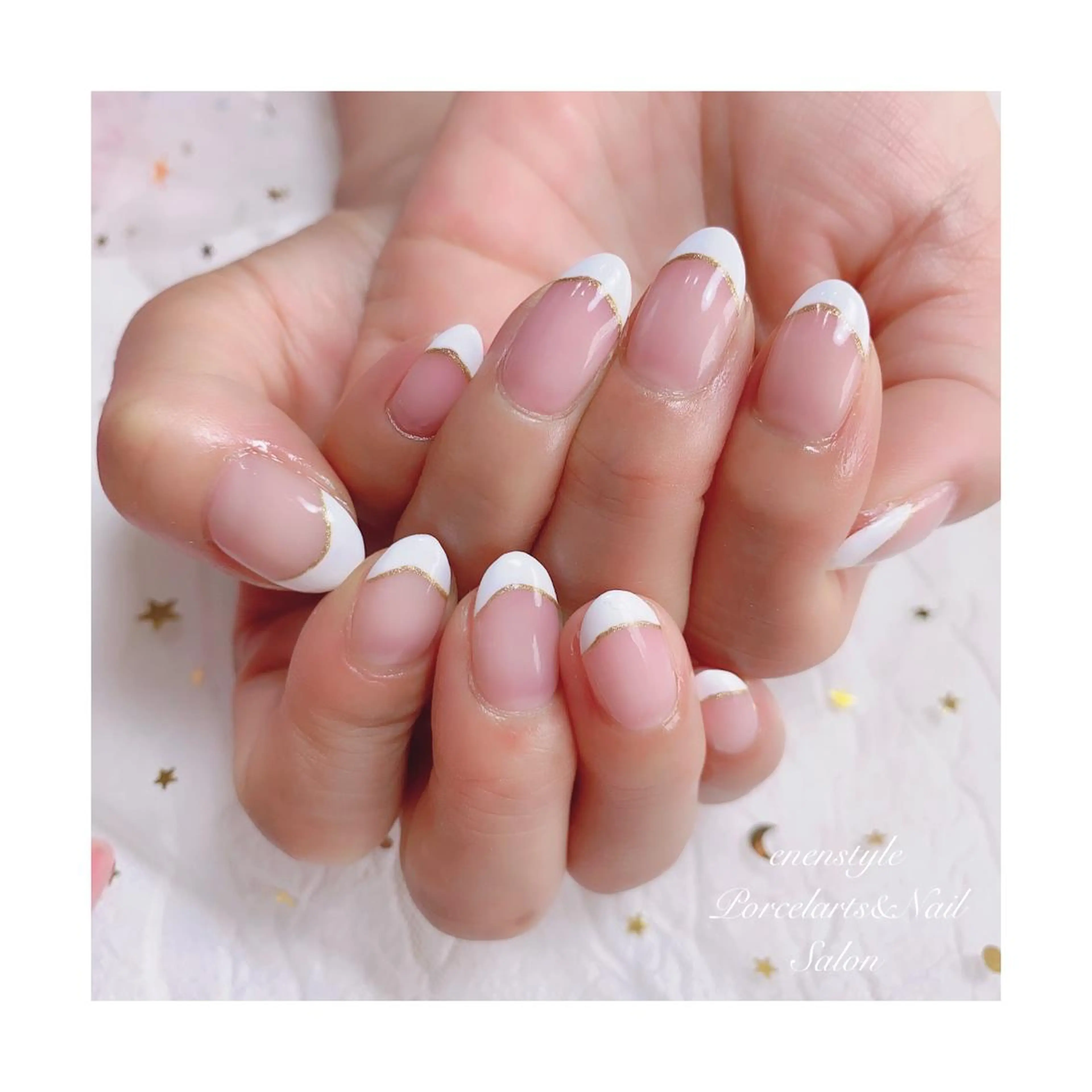 ミディアム ネイル 👑enen style👑のネイルデザイン