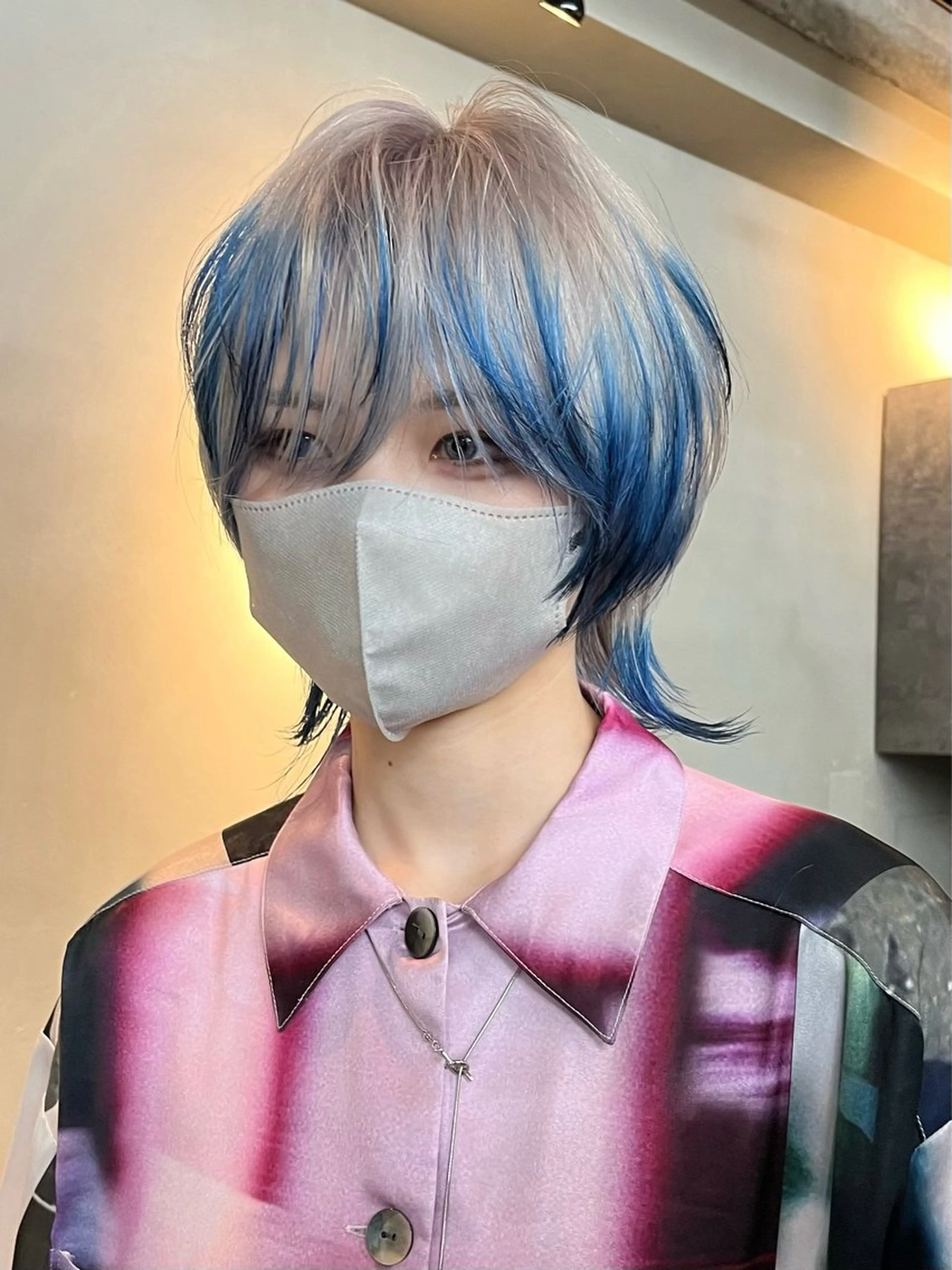 セミロング カラー レイヤー/ハイトーン 🧬ituku🧬のヘアスタイル