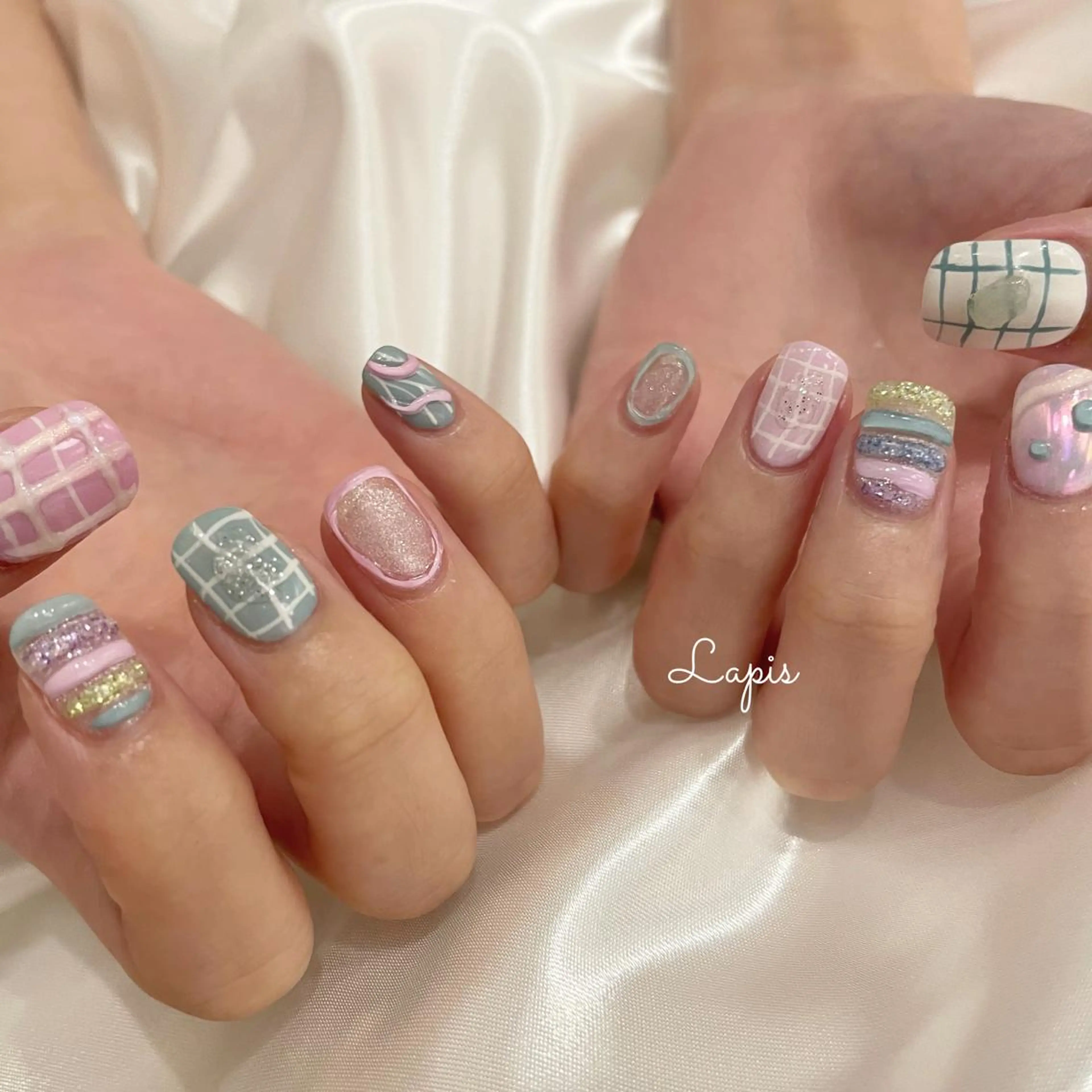 ネイル ハンドネイル Lapis *のネイルデザイン