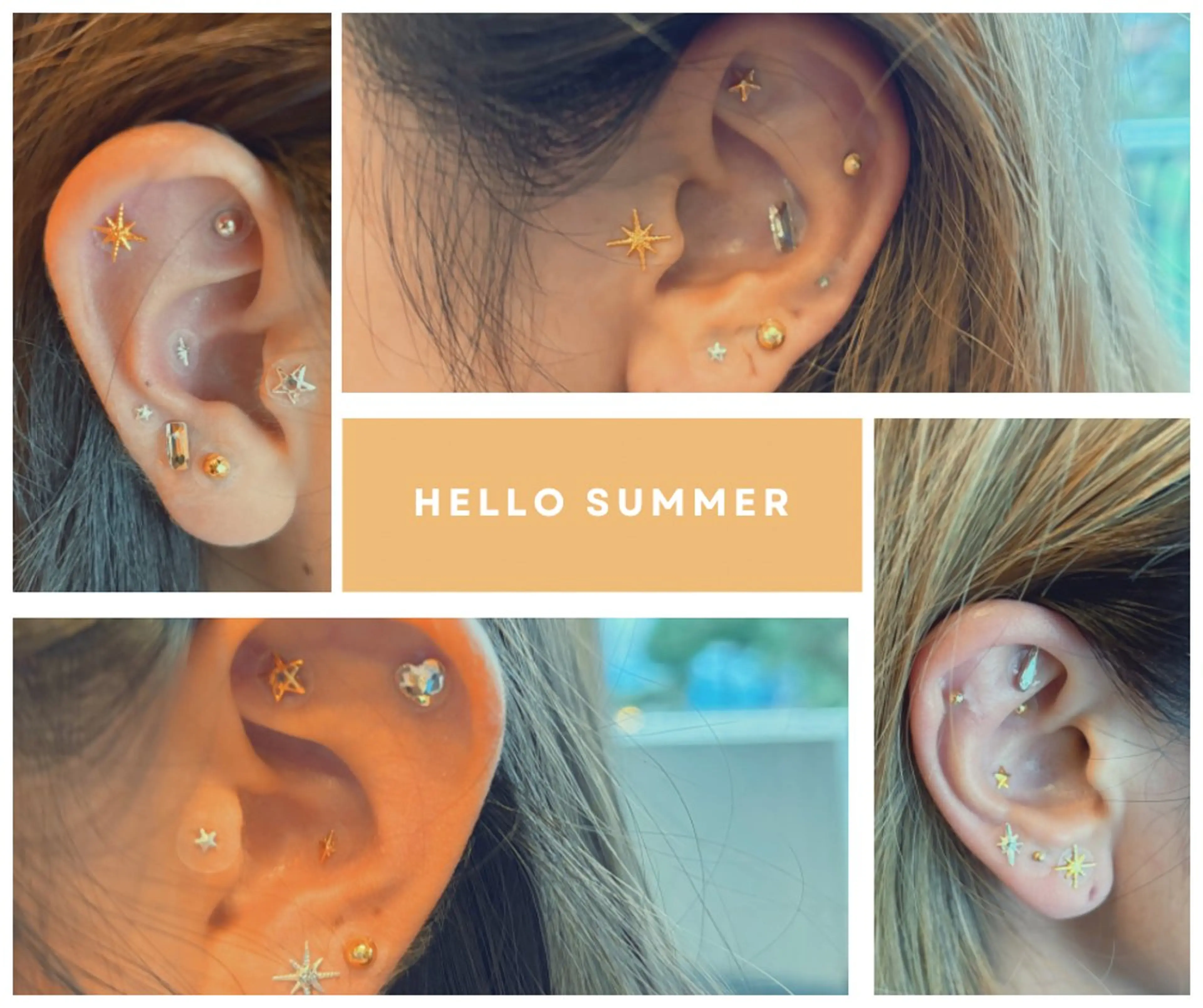 耳ツボジュエリー💎10粒まで(両耳合計)の写真