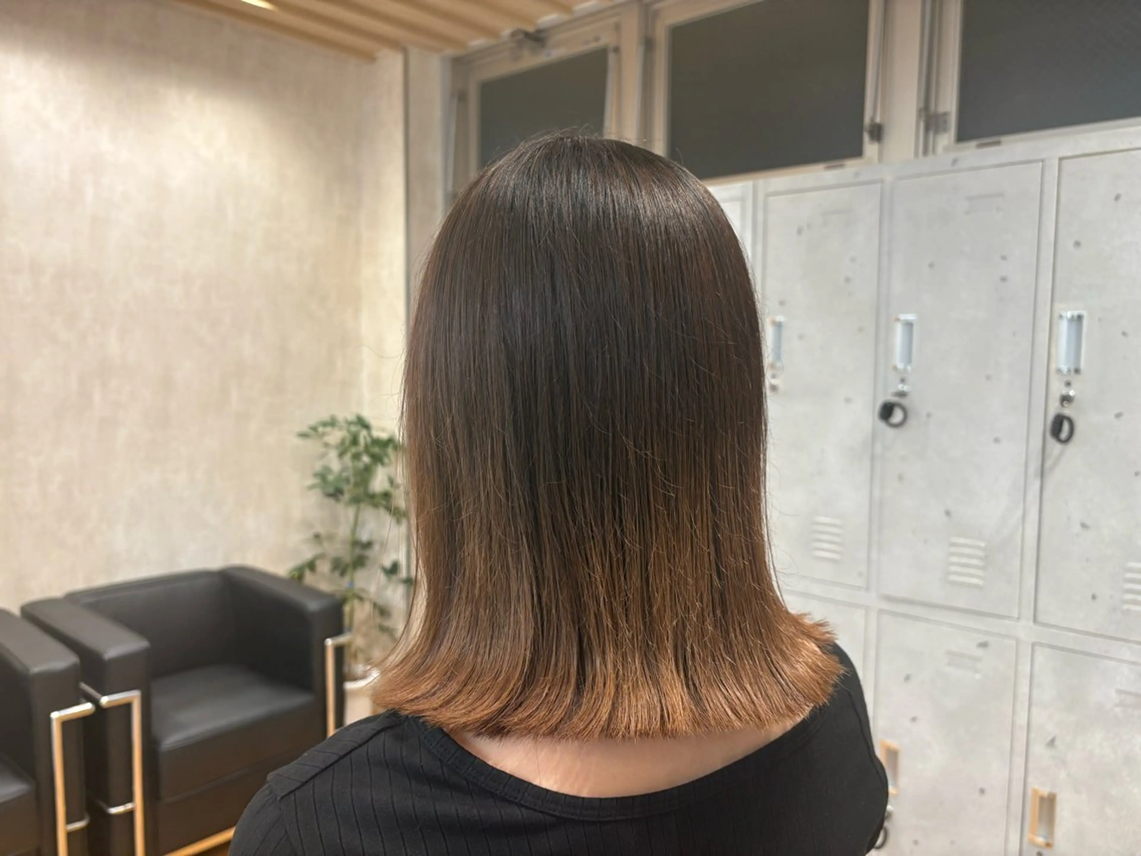 ミディアム カット トリートメント tokute 片岡心🐥のヘアスタイル