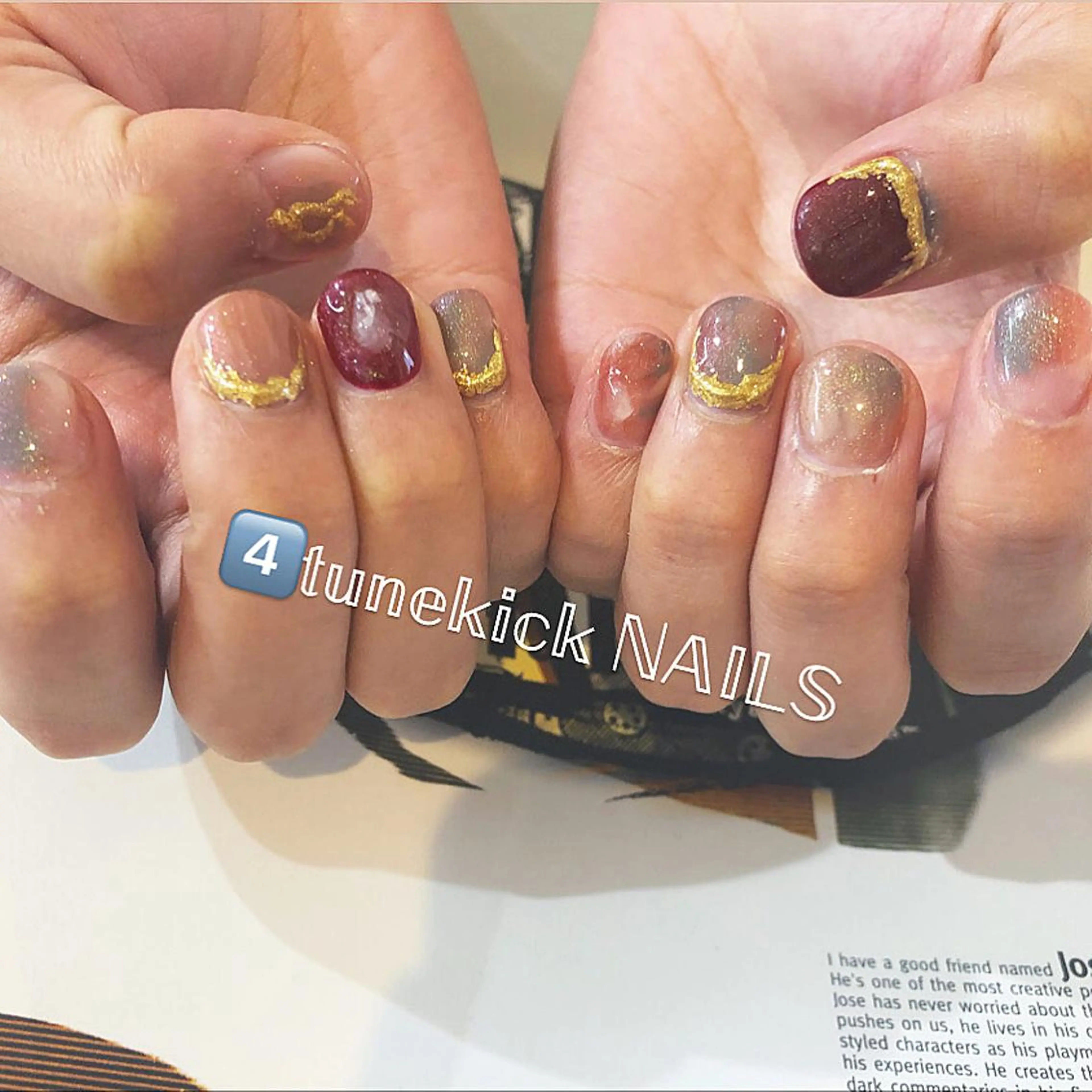 ネイル ニュアンスネイル 4tunekick NAILS(フォーチュンキックネイルズ)所属・星野 淳子のネイルデザイン