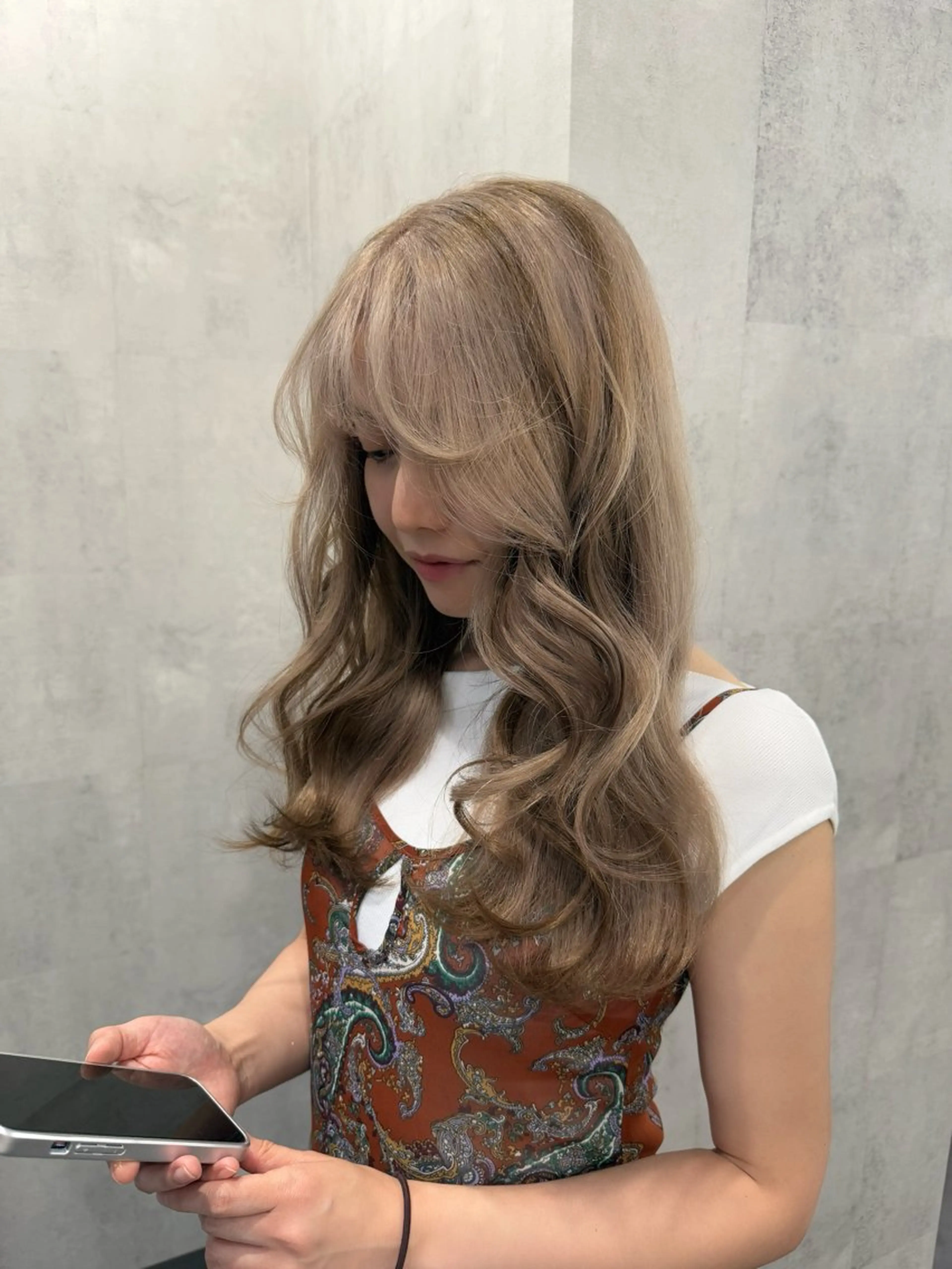 セミロング 💖艶髪/韓国ヘア 💖asukaのヘアスタイル