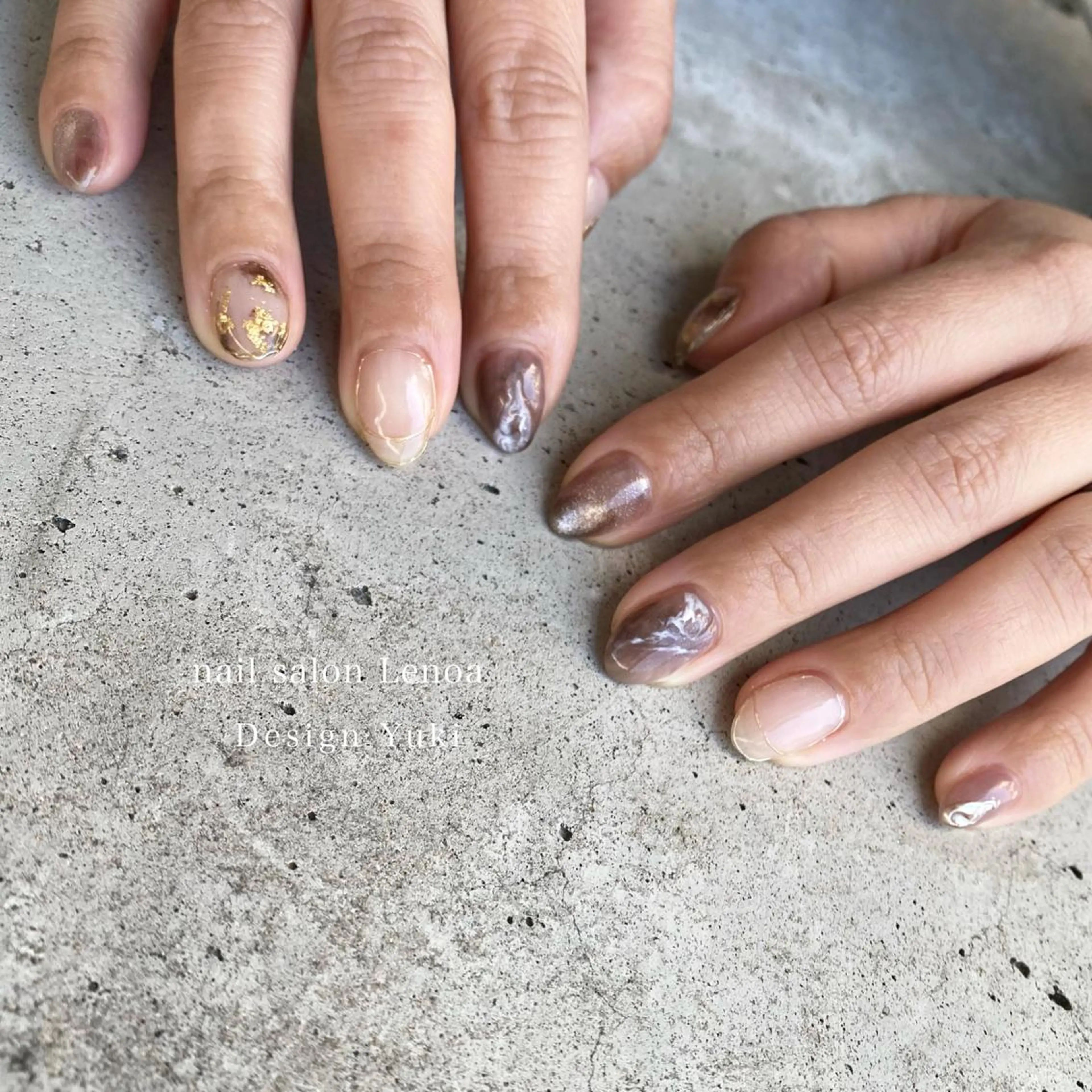 ネイル ハンドネイル Lenoa Yukiのネイルデザイン