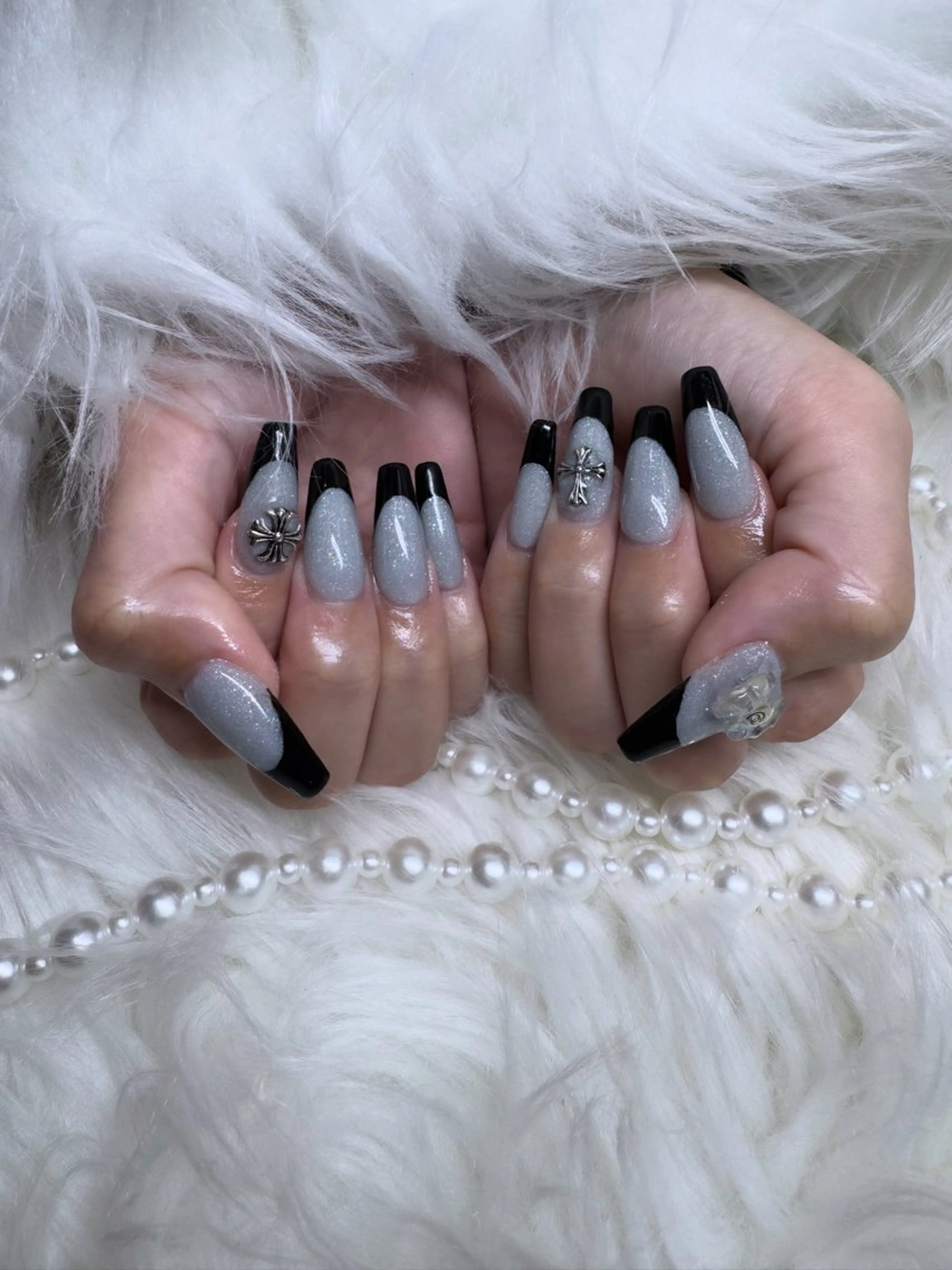 ネイル フレンチネイル スカルプネイル ハンドネイル ꕤ︎︎牧野 麻衣ꕤ︎︎のネイルデザイン