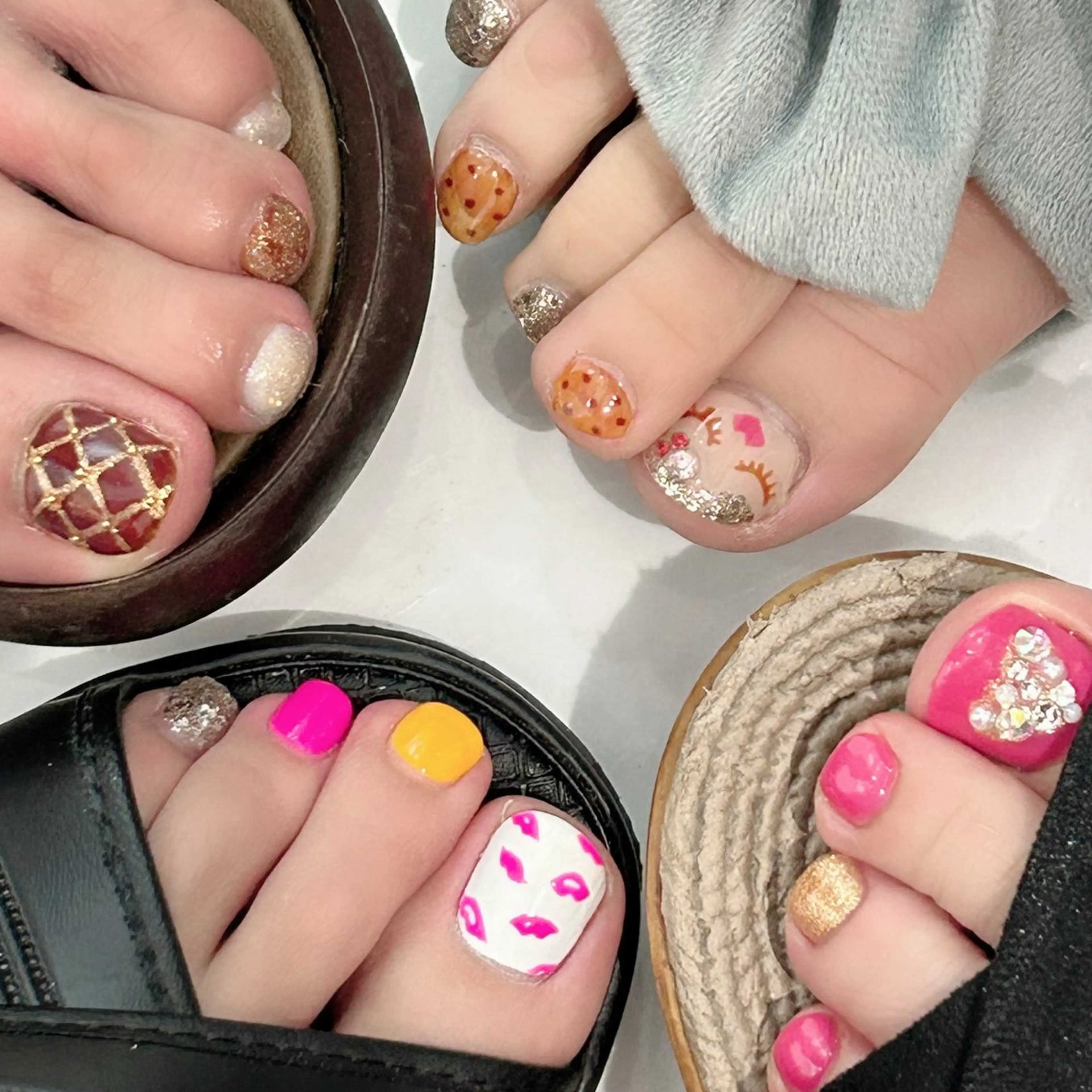 ネイル フットネイル フットネイル はあとねいる中洲川端 ★Mieのネイルデザイン