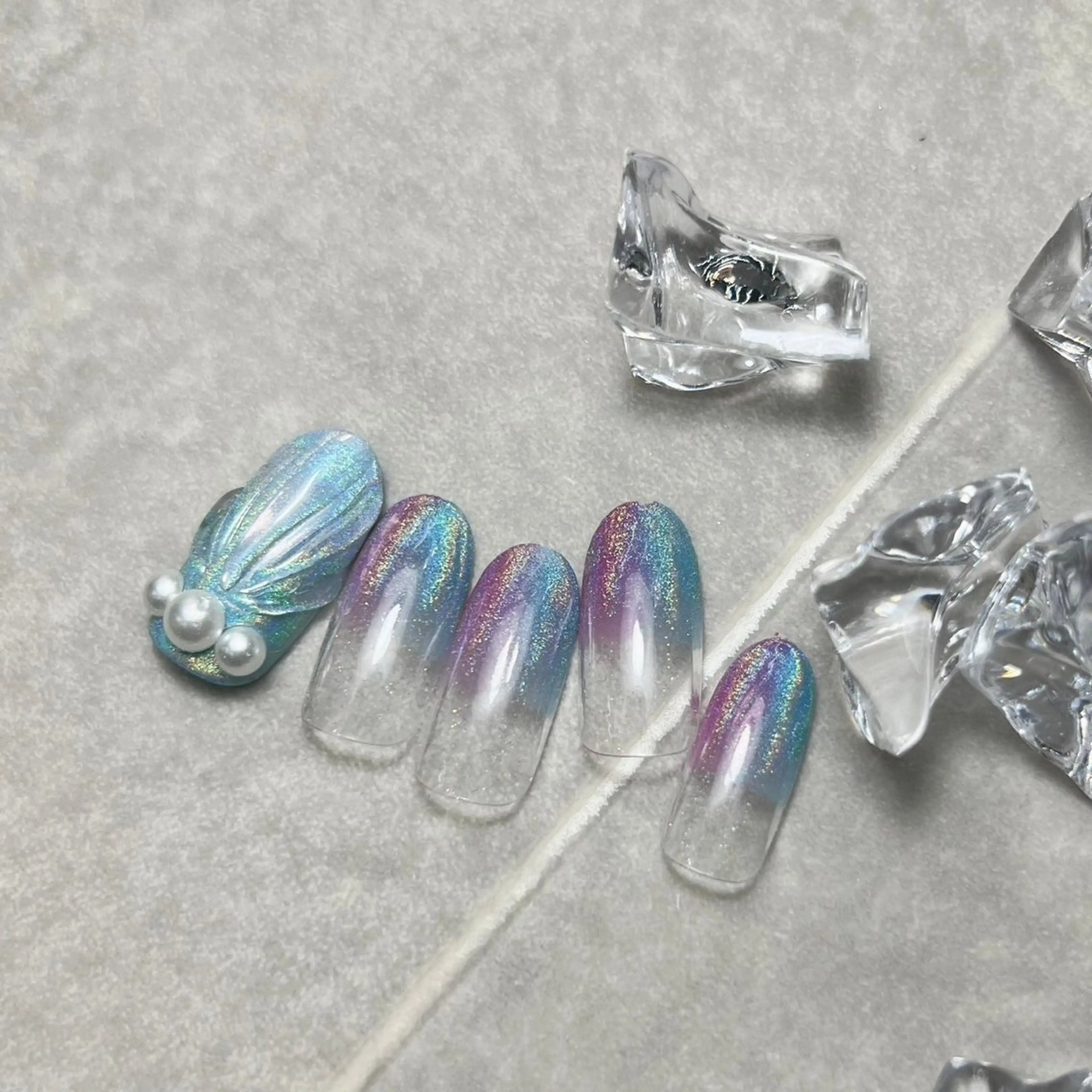 ネイル ⭐︎休業中の練習⭐︎ JNA認定講師髙橋のネイルデザイン