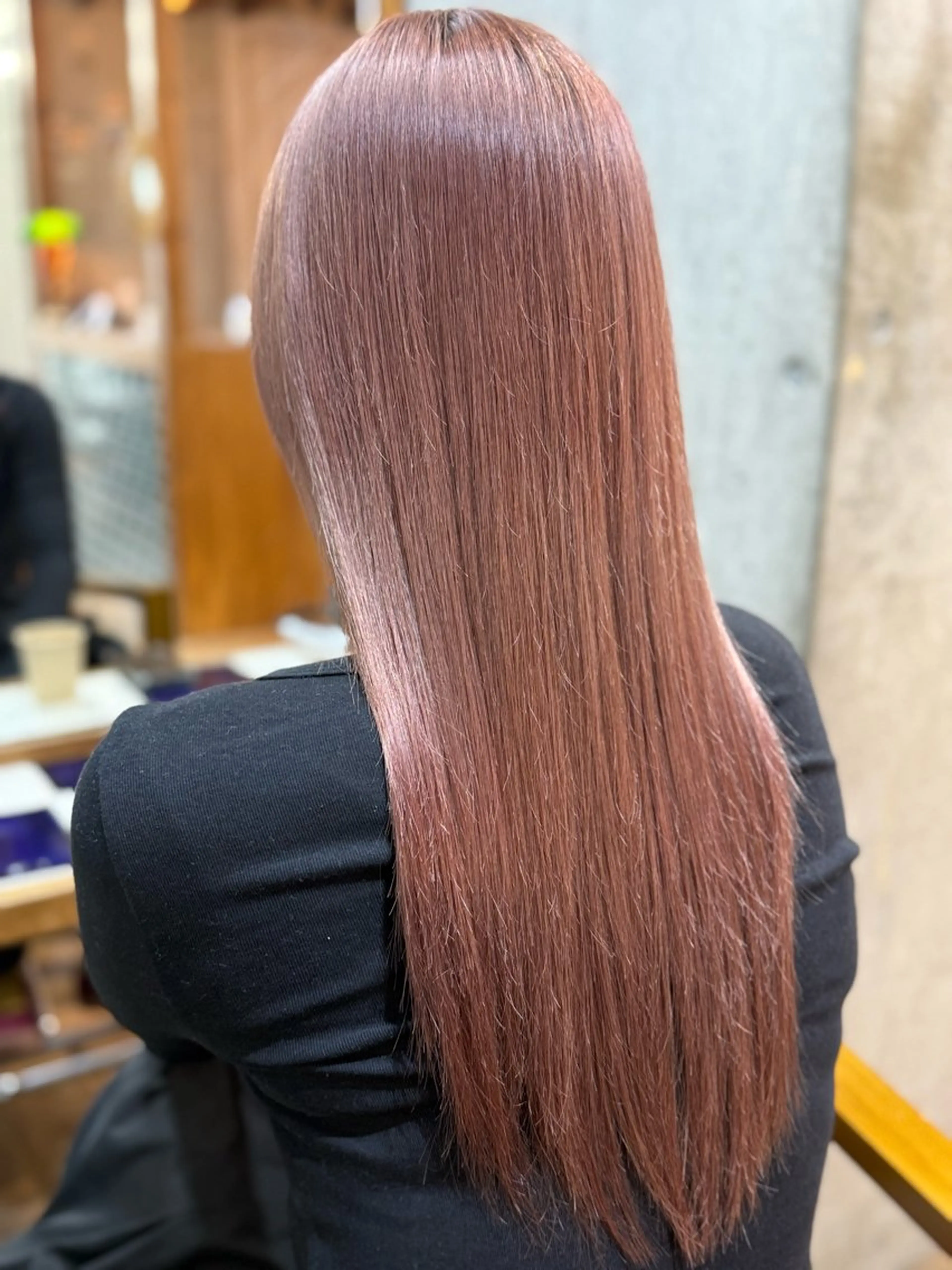 ロング カラー ヘアカラー トリートメント 🎨デザイン🥇 美髪・艶髪 日暮千敬のヘアスタイル