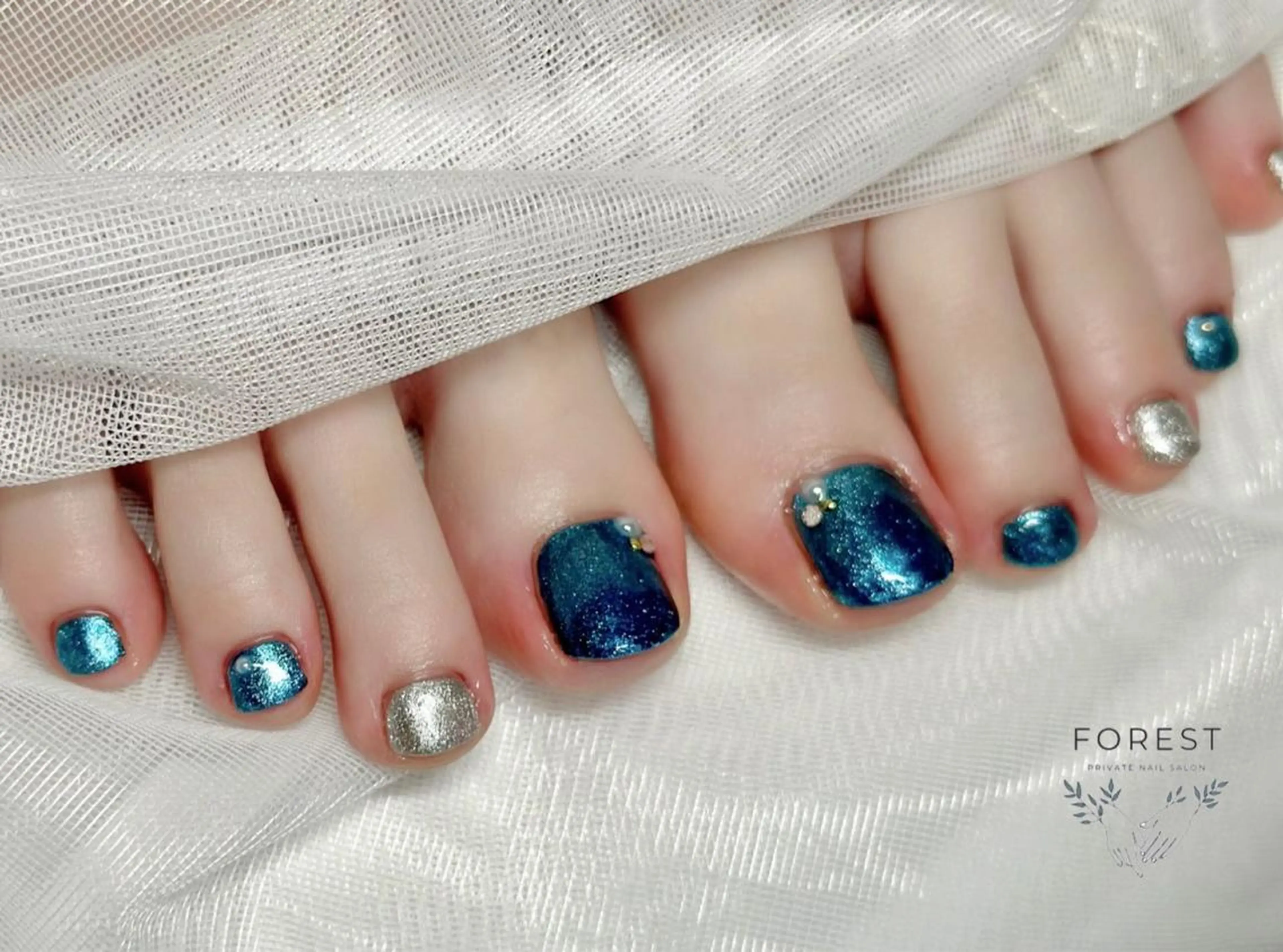 ネイル フットネイル 白岡市篠津自宅 サロンForestのネイルデザイン