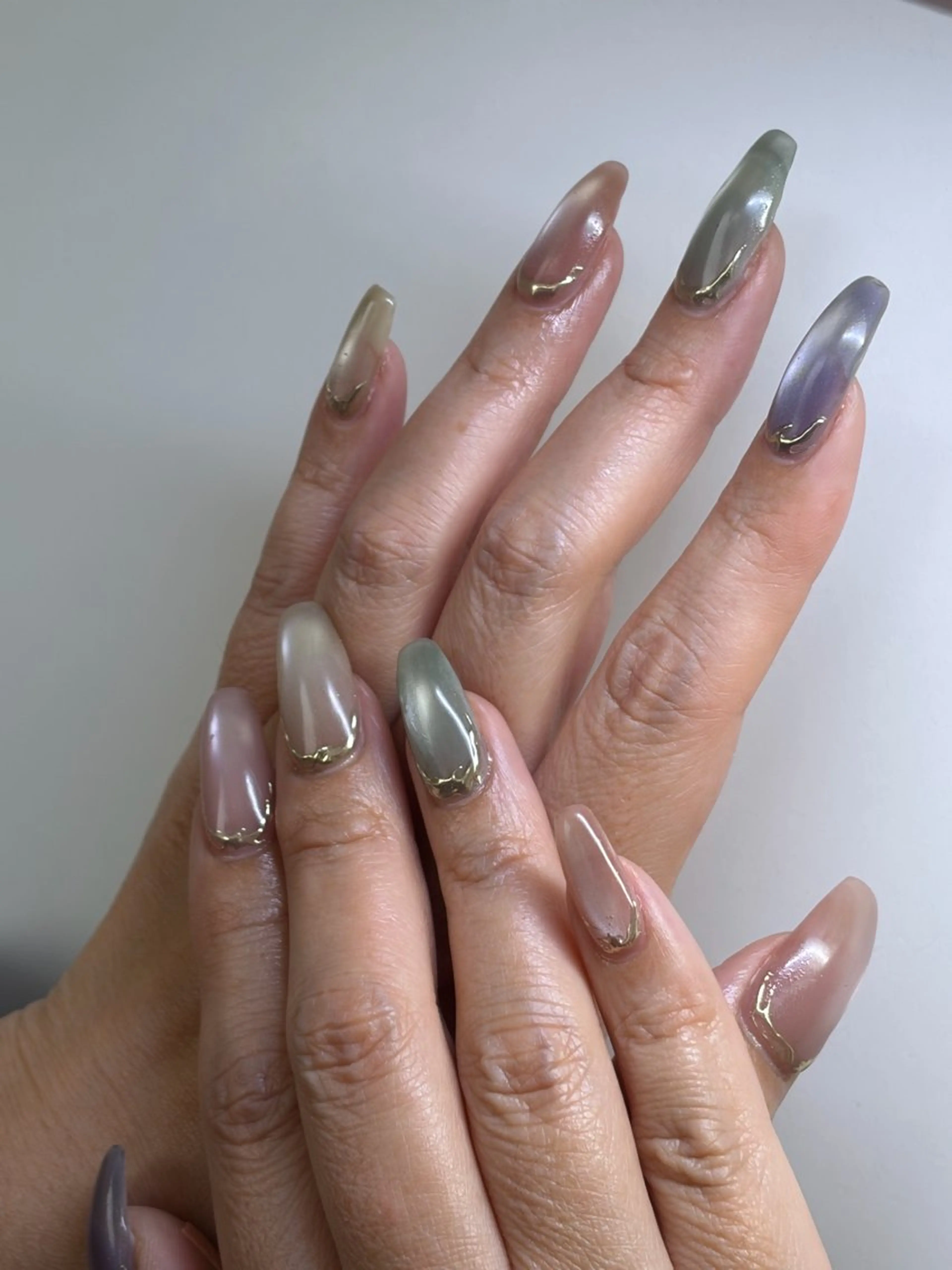 ネイル ミラーネイル ハンドネイル Fuju. Aのネイルデザイン