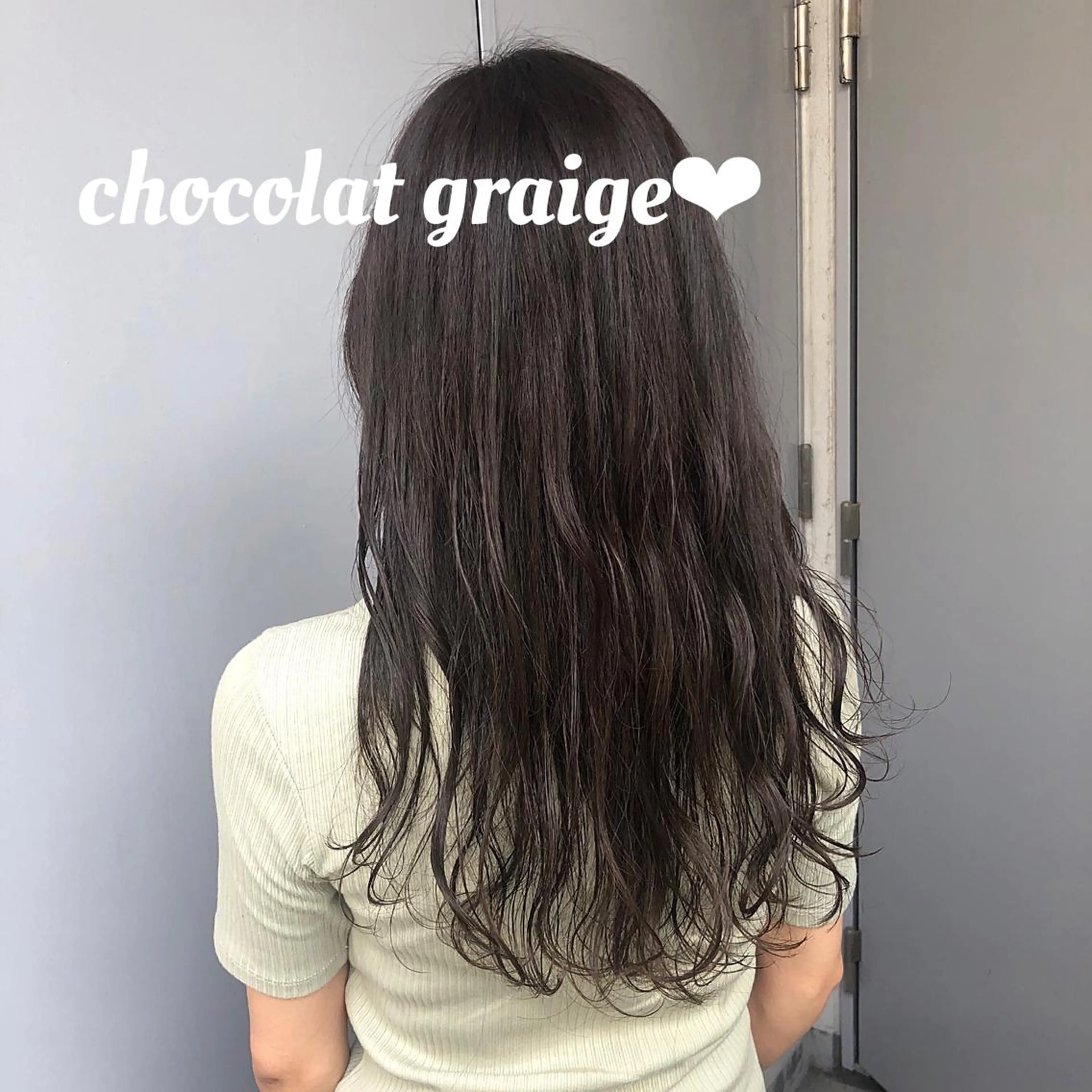 セミロング カラー Qin shaire salon 原宿店所属・レイヤーカット 韓国ヘアayameのヘアスタイル