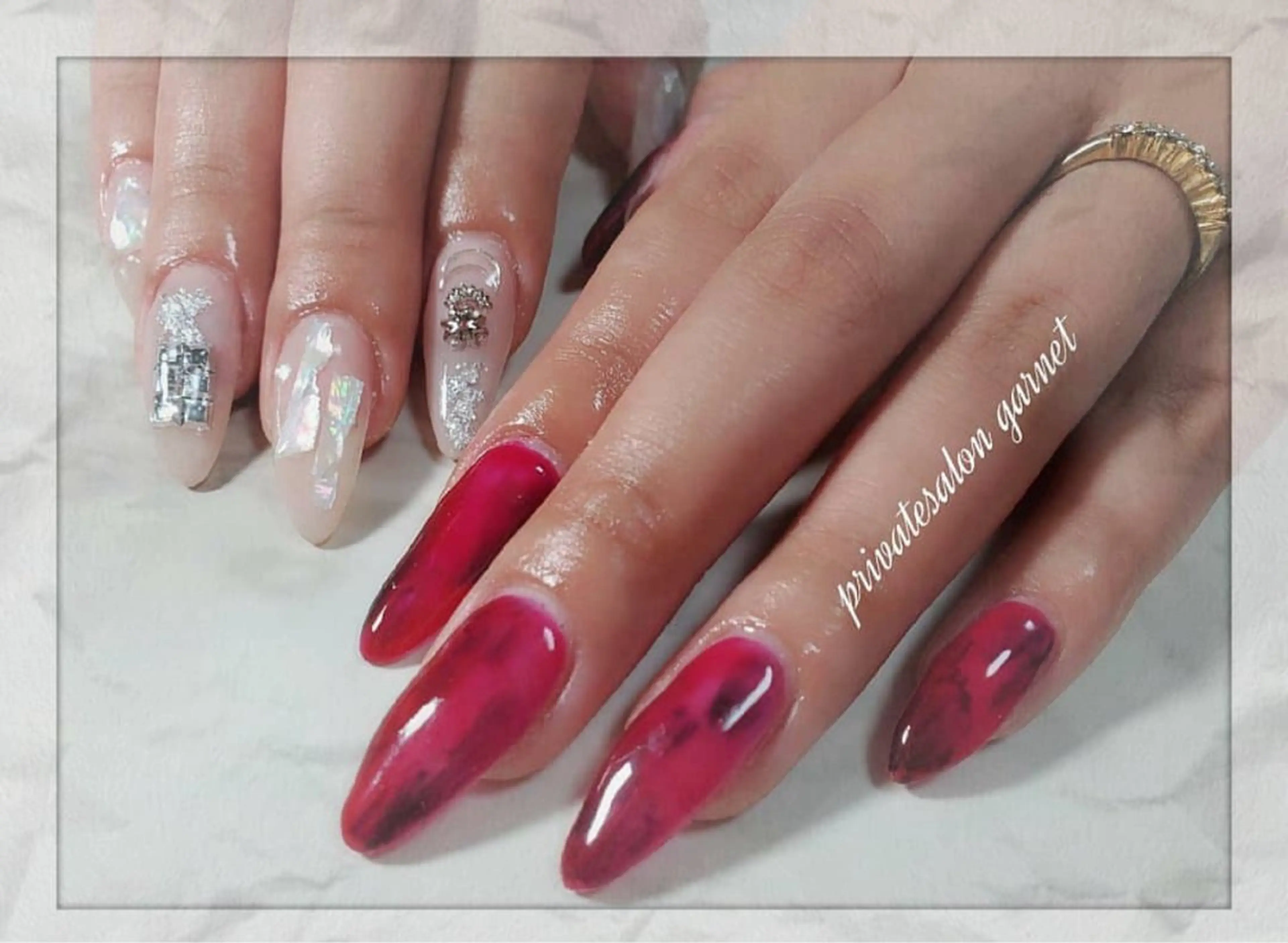 ネイル ハンドネイル Garnet nailのネイルデザイン