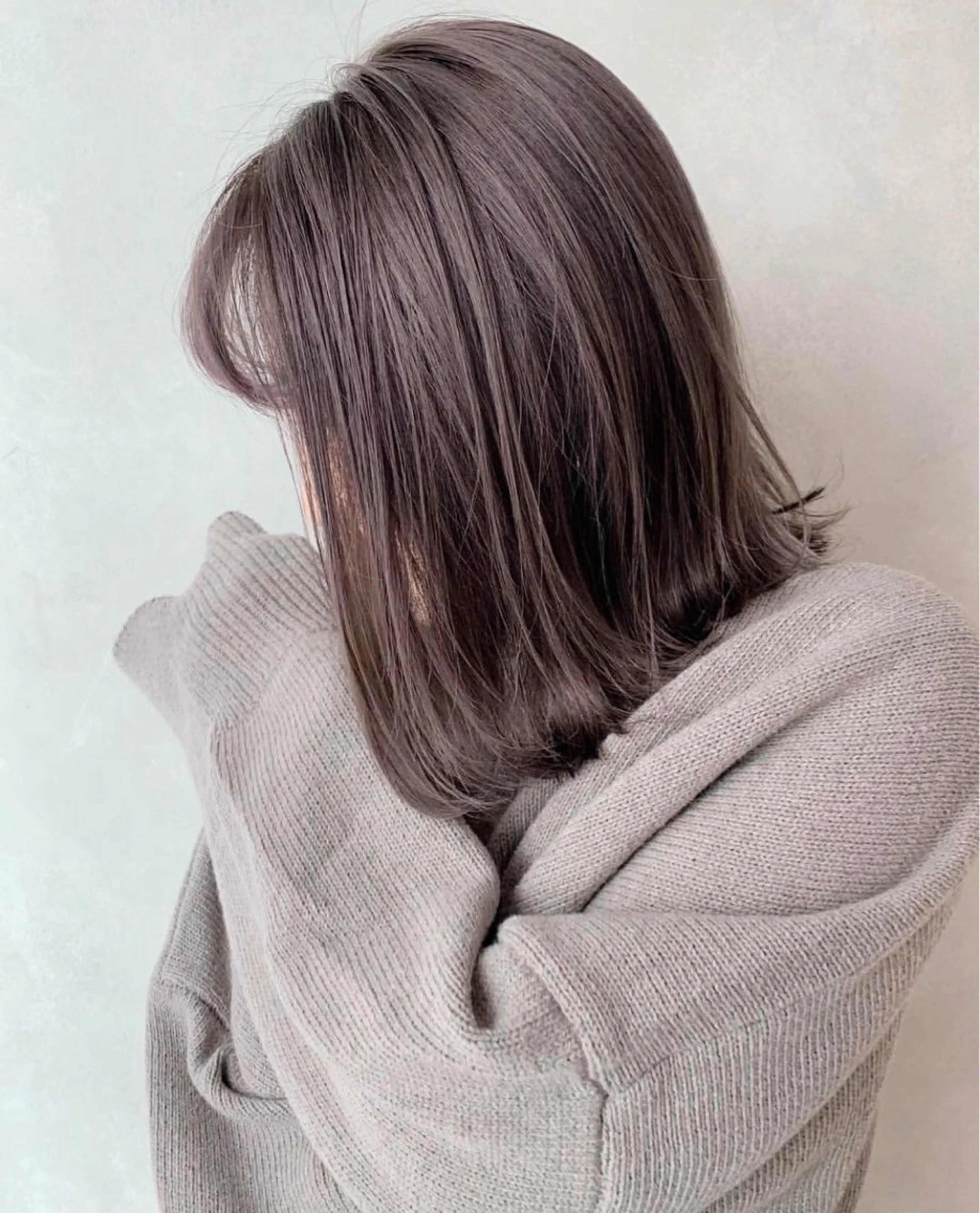 ミディアム カラー ハイトーンカラー ボブ レイヤーカット ✨ハイトーン特化✨ 透明感カラー✨渋谷✨のヘアスタイル