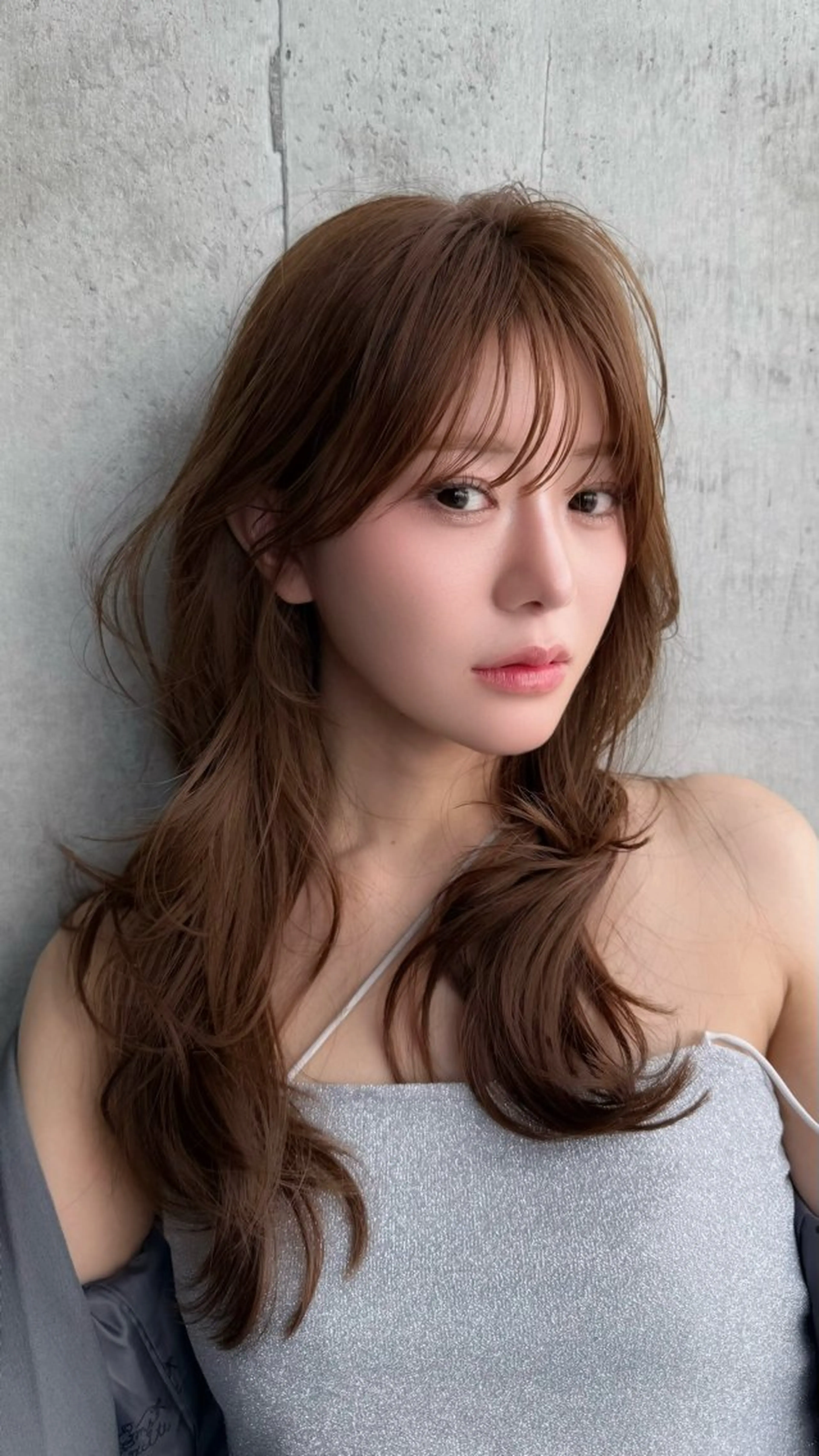 ロング 髪質改善 レイヤーカット カット ヘアカラー KURO/韓国ヘア /レイヤーカットのヘアスタイル